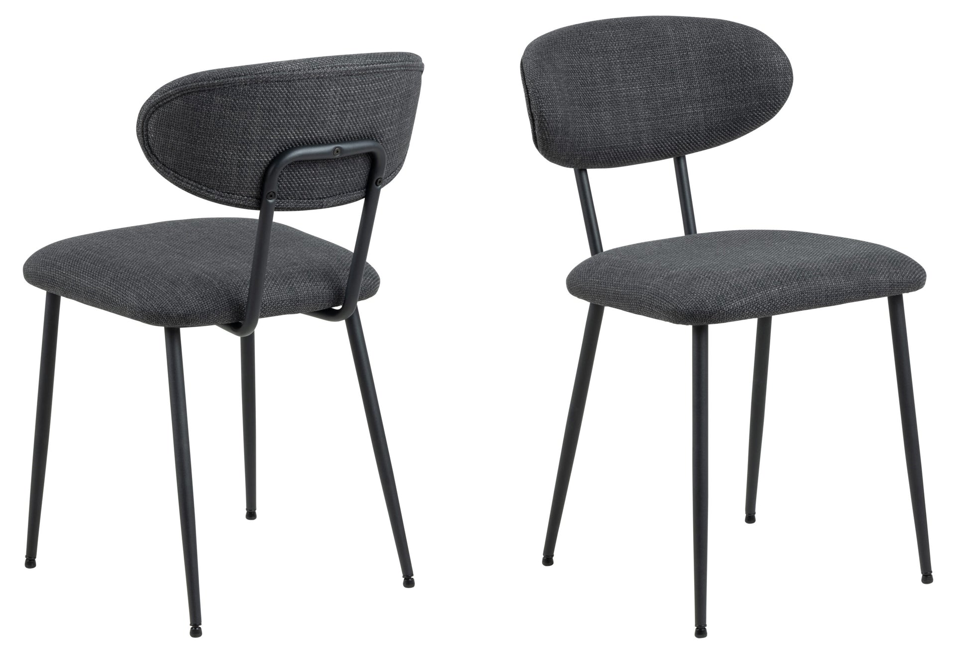 SCAUN DE DINING DENISE GRI ÎNCHIS