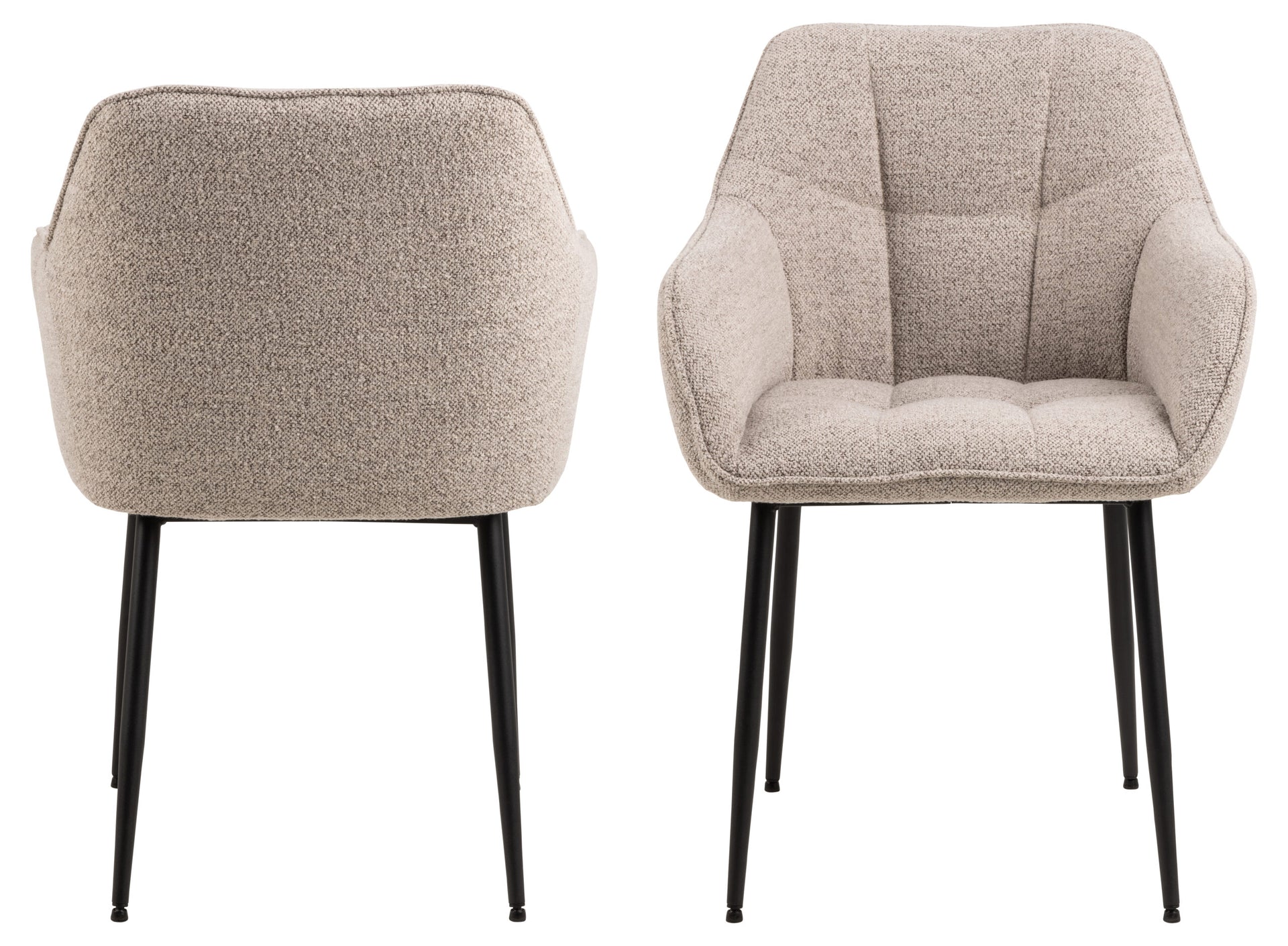 SCAUN DE DINING BRENDA CU COTIERA BEJ