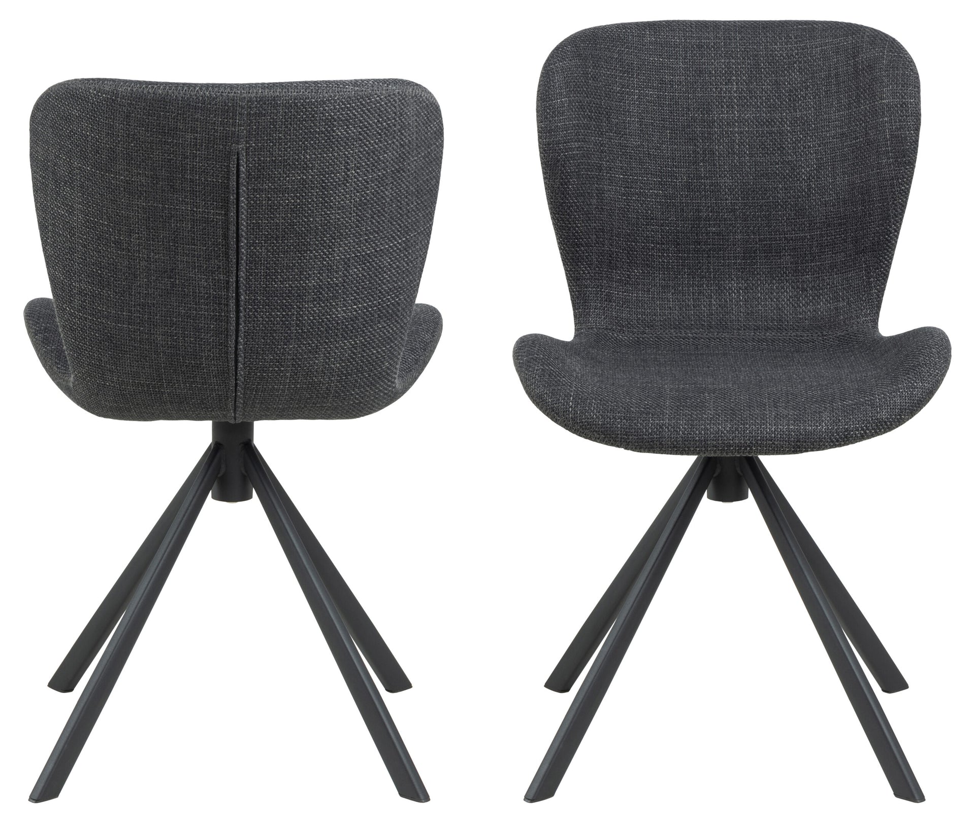 SCAUN DE DINING BATILDA -A1 GRI ÎNCHIS