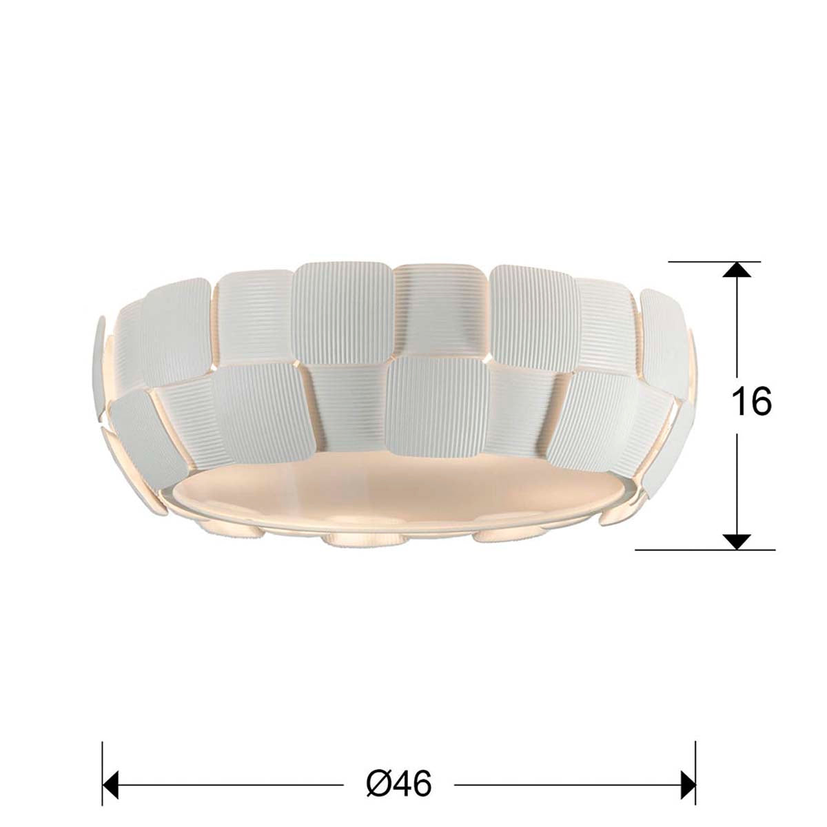 LAMPĂ DE TAVAN QUIOS, 4L.
