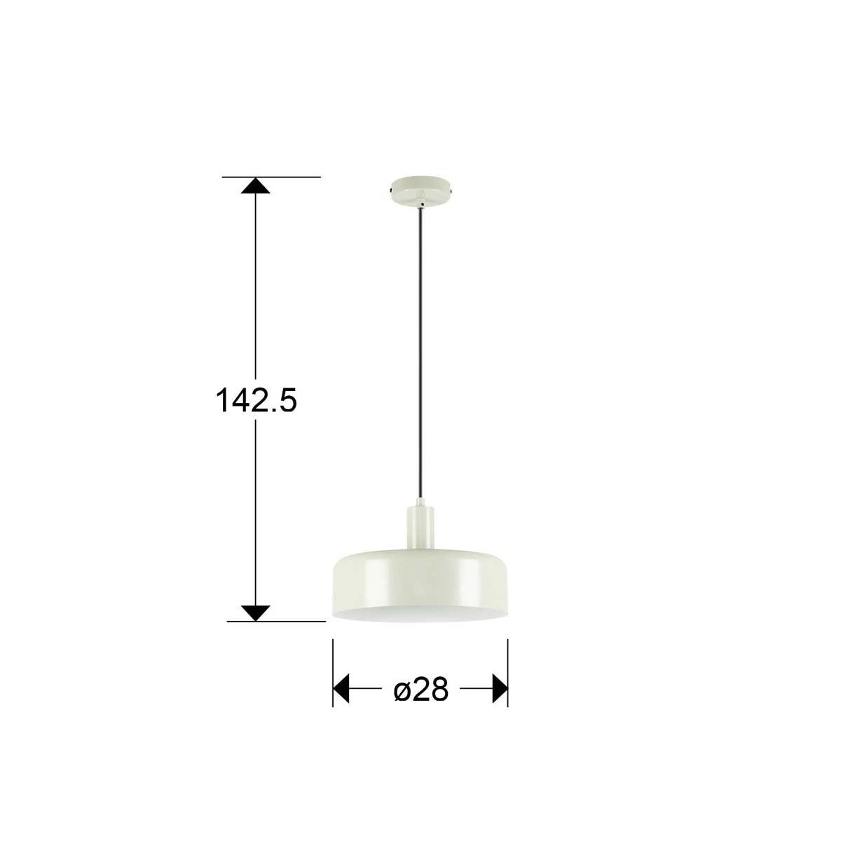 I3-ALESSIA- LAMPĂ 1L MAT PERLAT