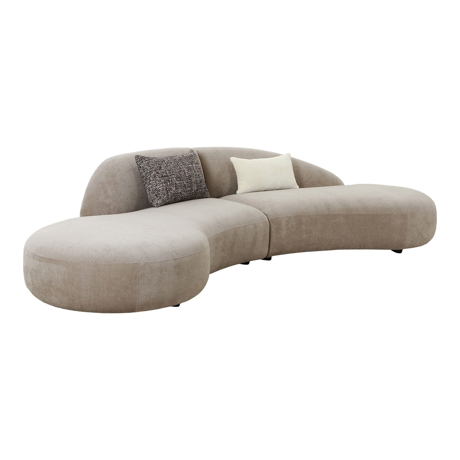 SOFA WITH 2 NATURAL CUSHIONS