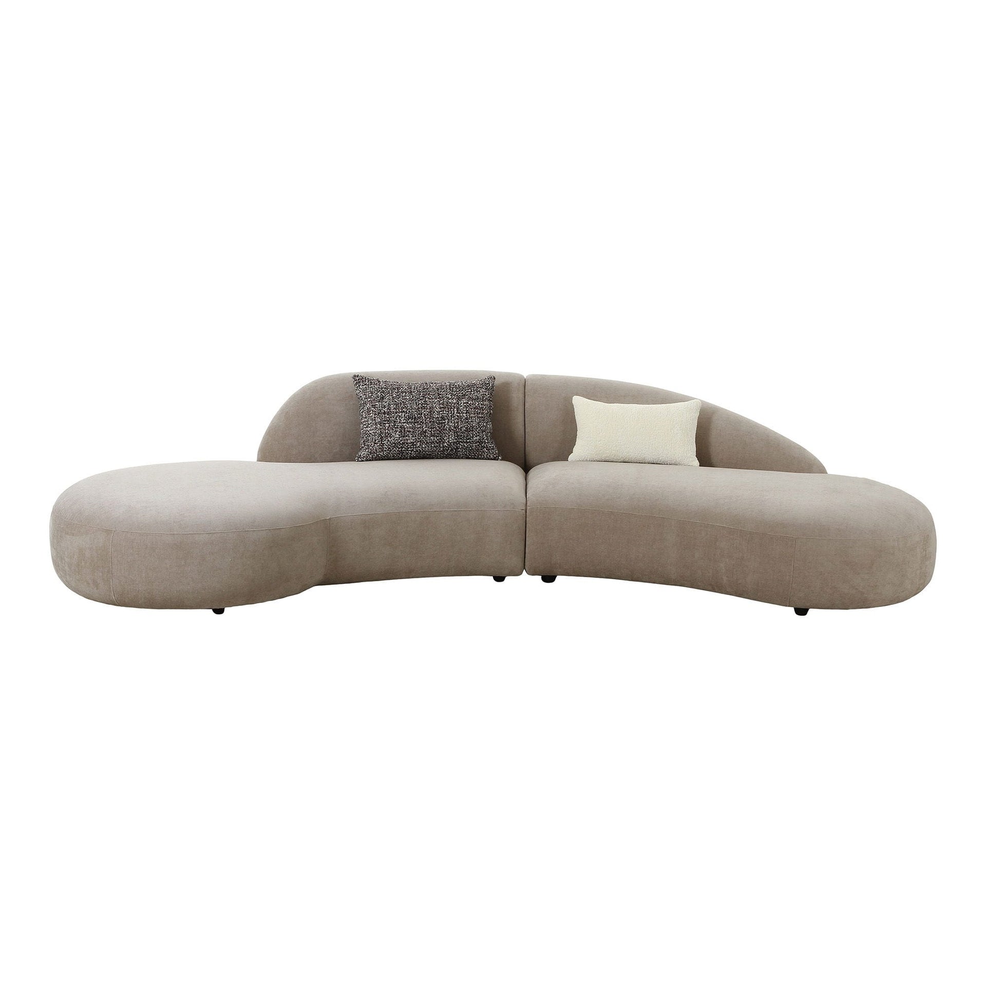 SOFA WITH 2 NATURAL CUSHIONS