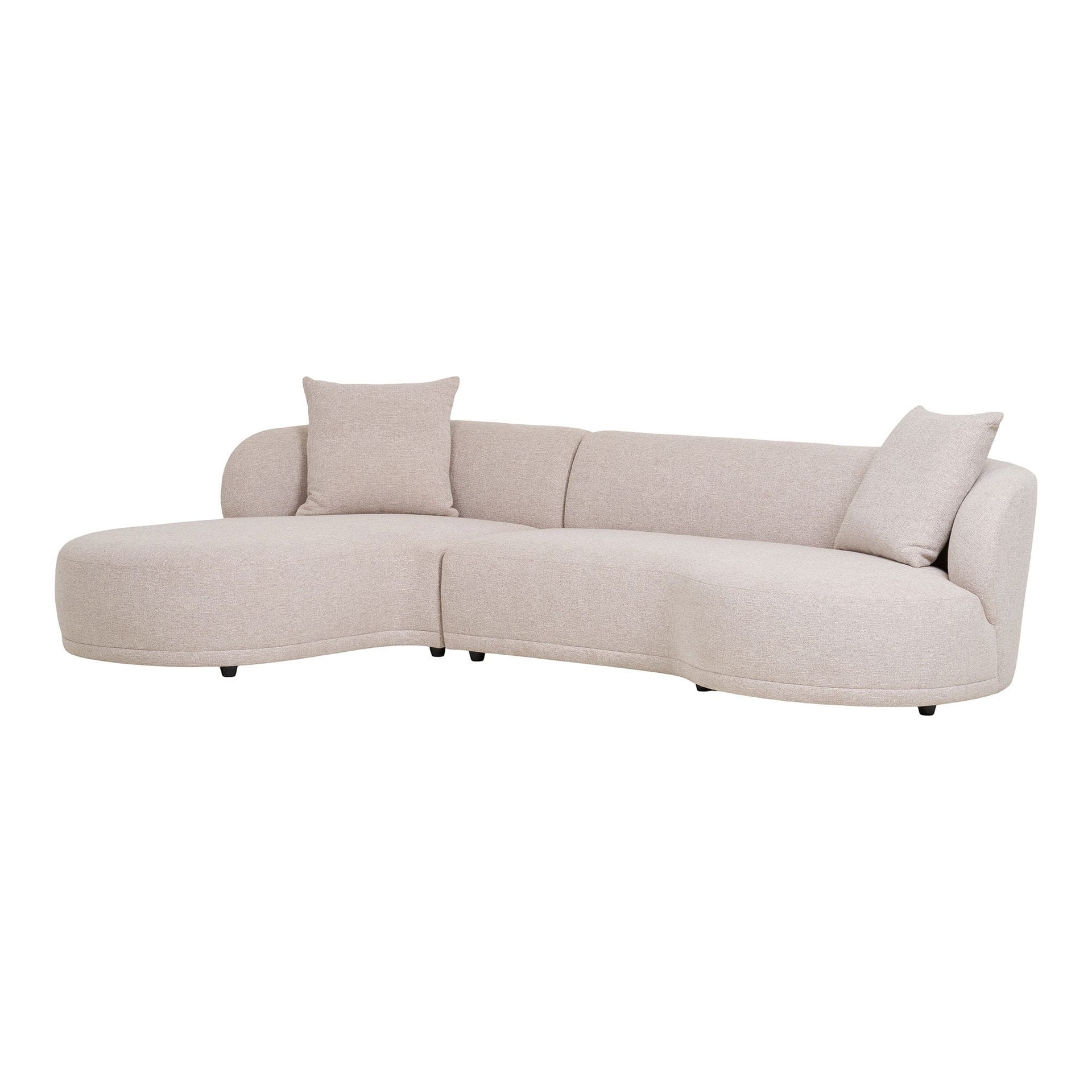 SOFA WITH 2 NATURAL CUSHIONS