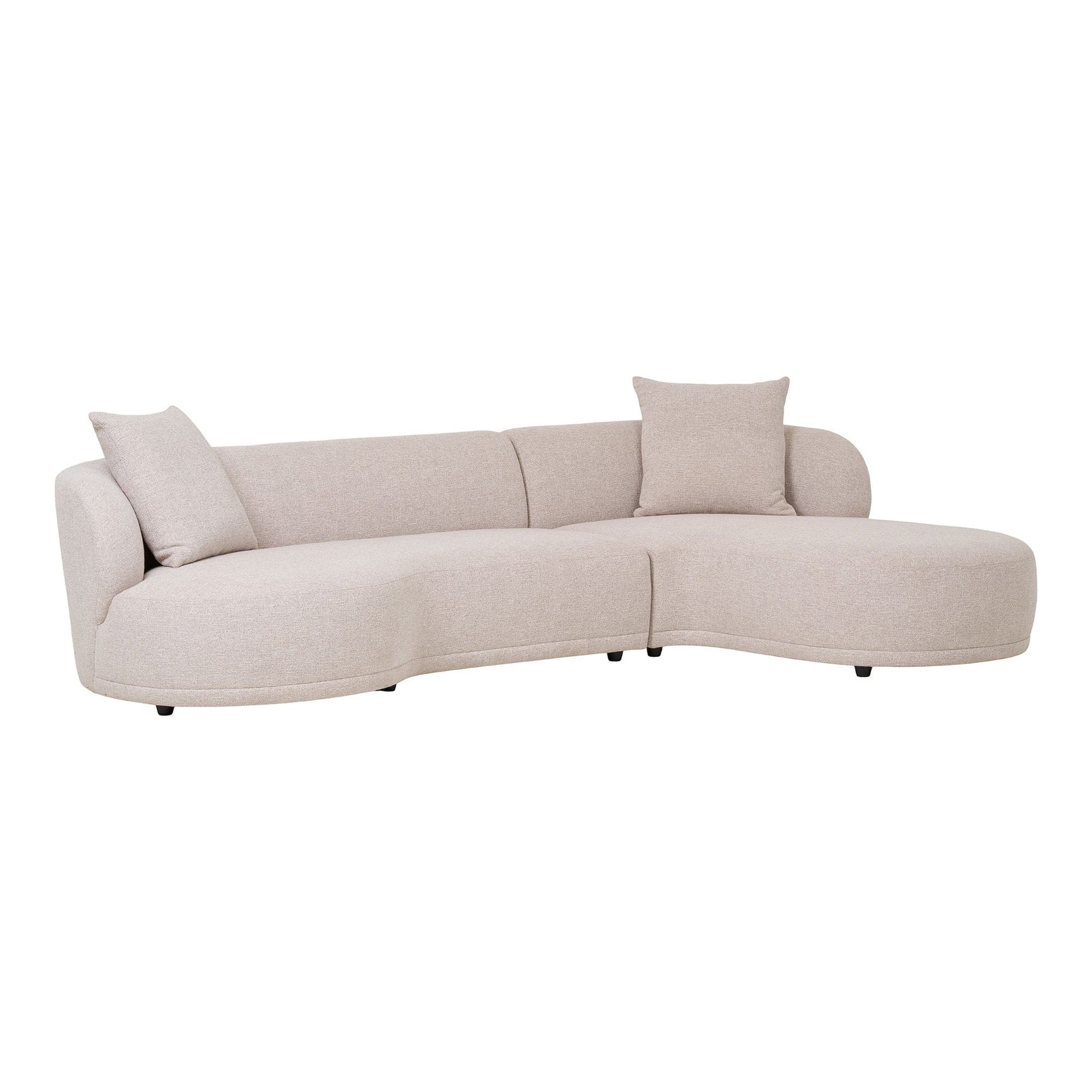 SOFA WITH 2 NATURAL CUSHIONS