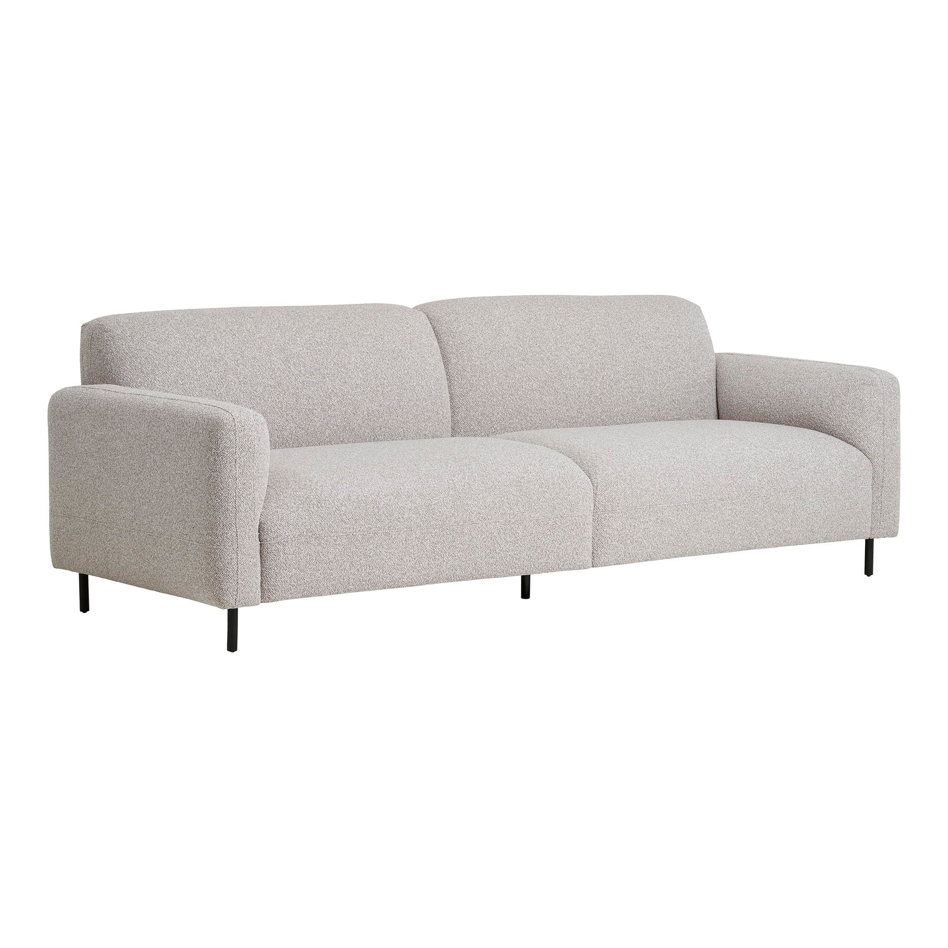 LIGHT GREY 3-SEATER SOFA