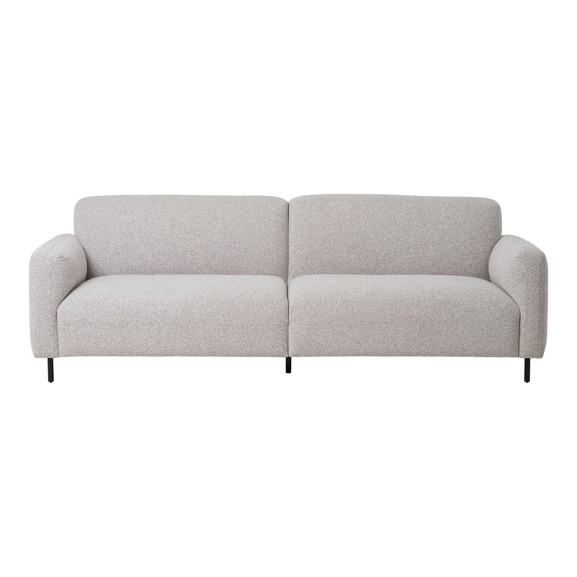 LIGHT GREY 3-SEATER SOFA