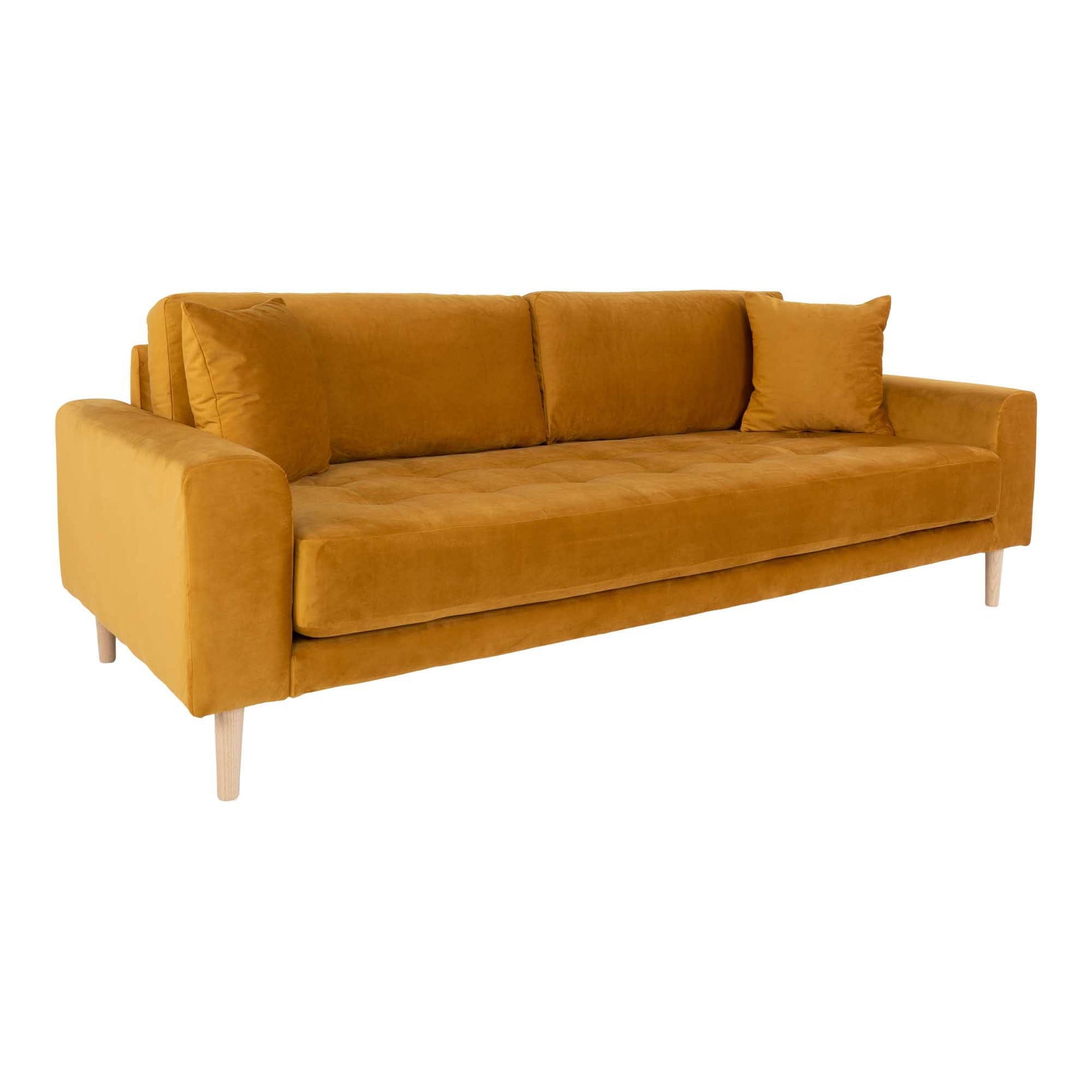 WHITE 3-SEATER SOFA