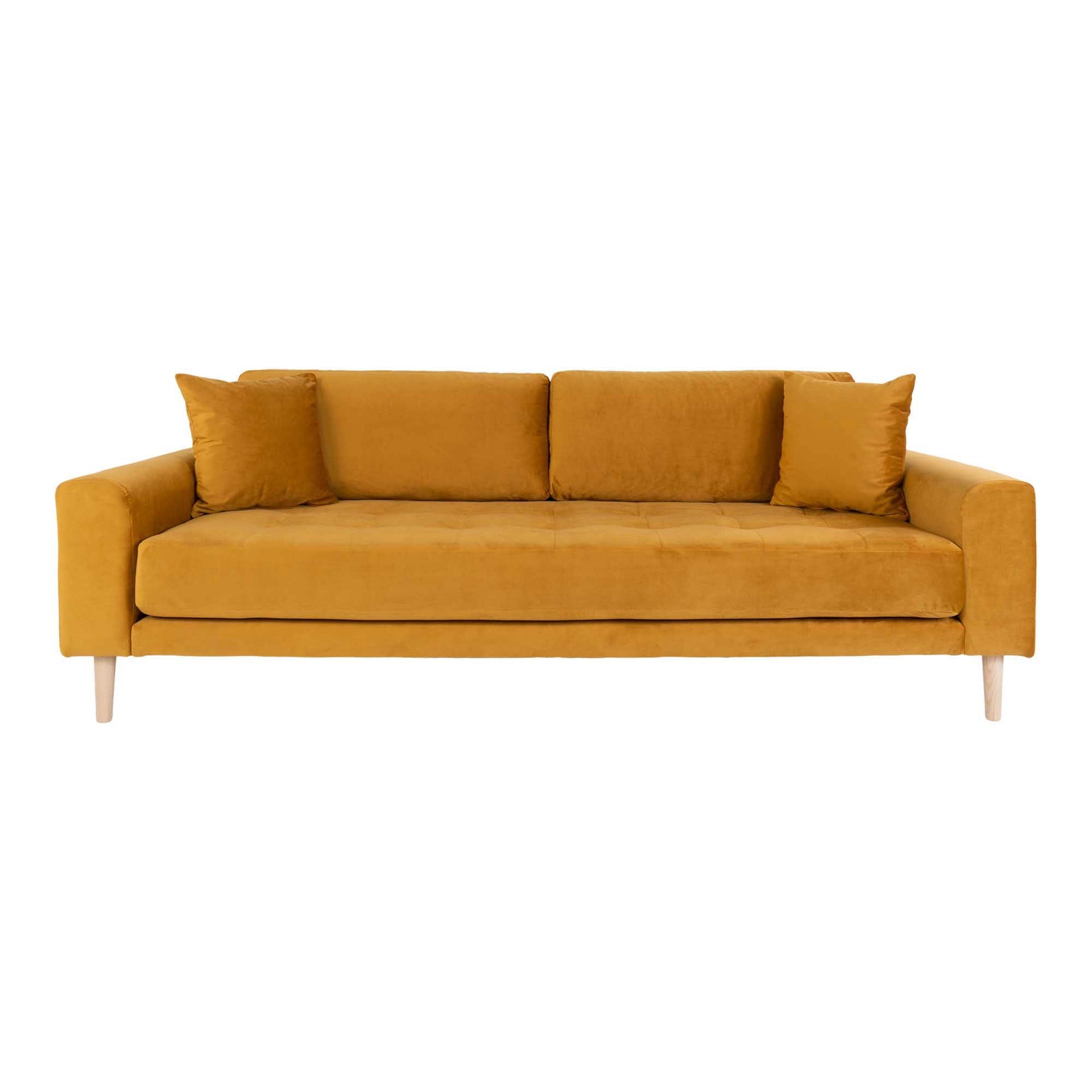 WHITE 3-SEATER SOFA