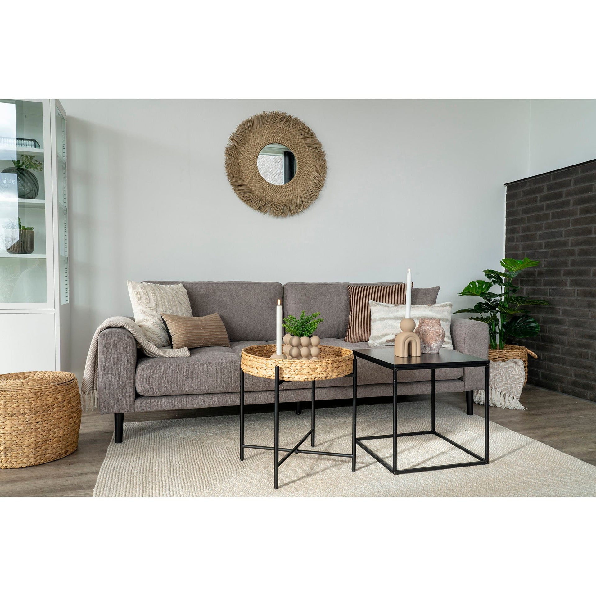3-SEATER SOFA BLACK