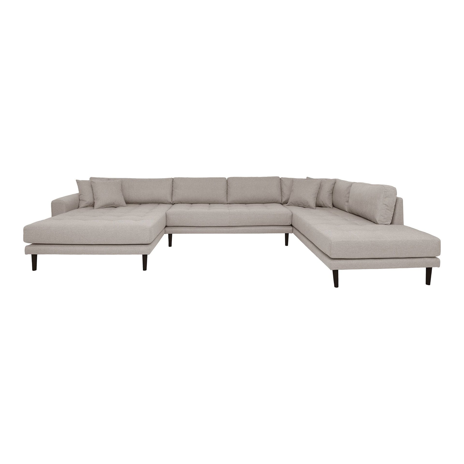 U-SOFA OPEN END BLACK