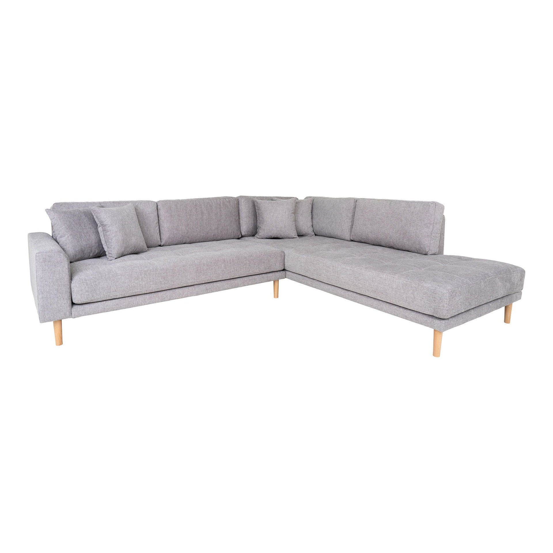 CORNER WITH OPEN END LIGHT GREY