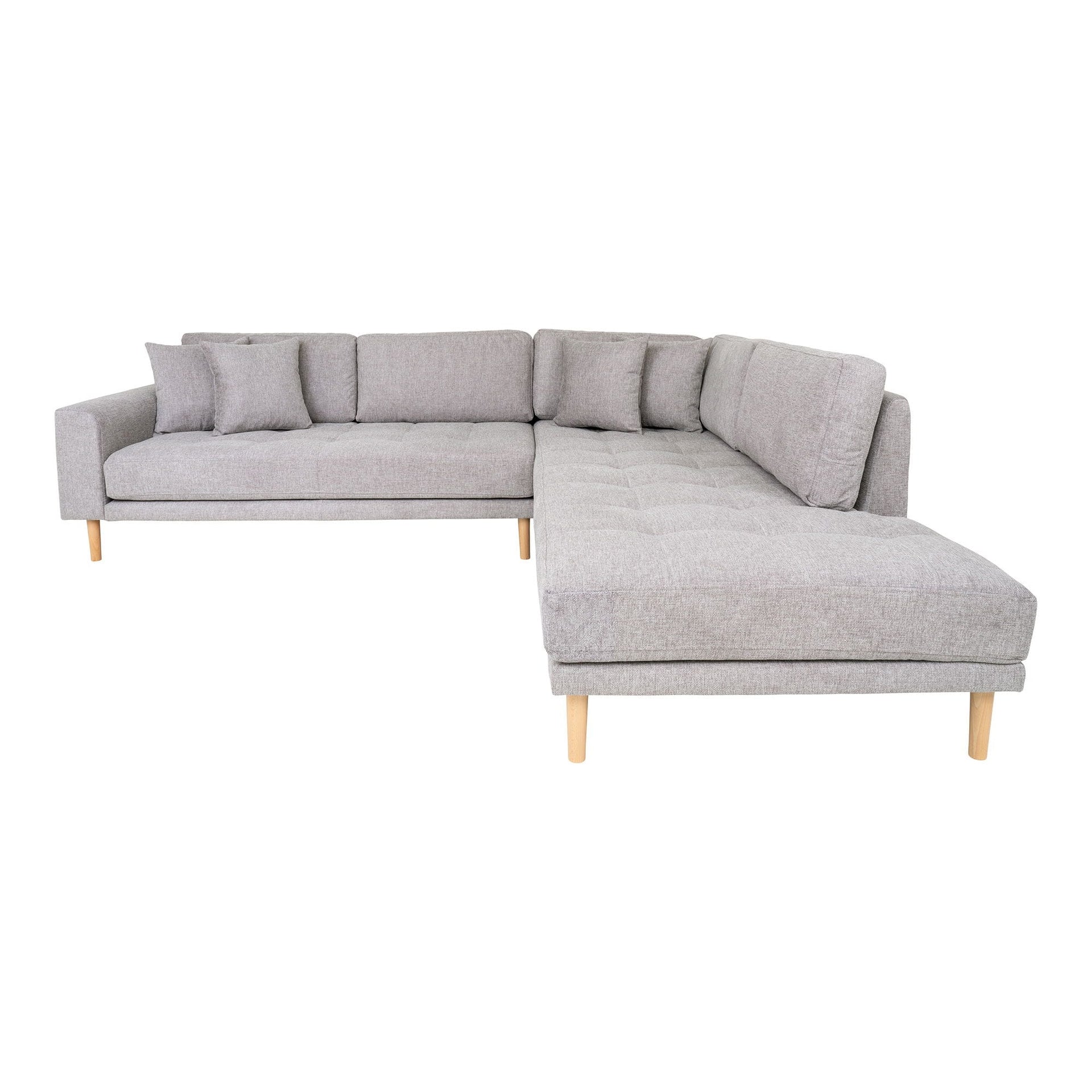CORNER WITH OPEN END LIGHT GREY