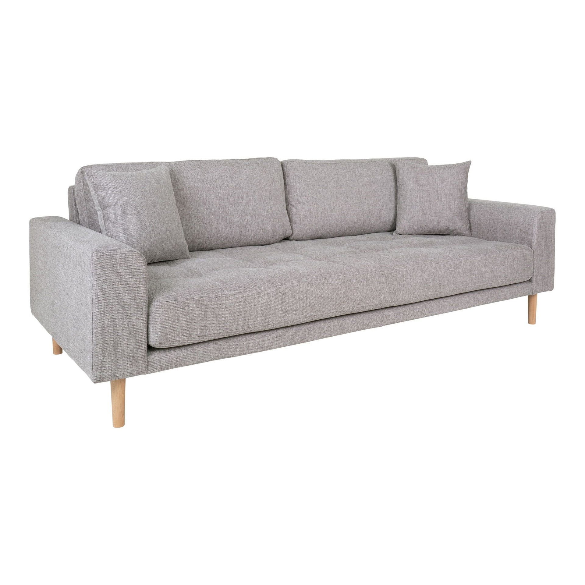 LIGHT GREY 3-SEATER SOFA