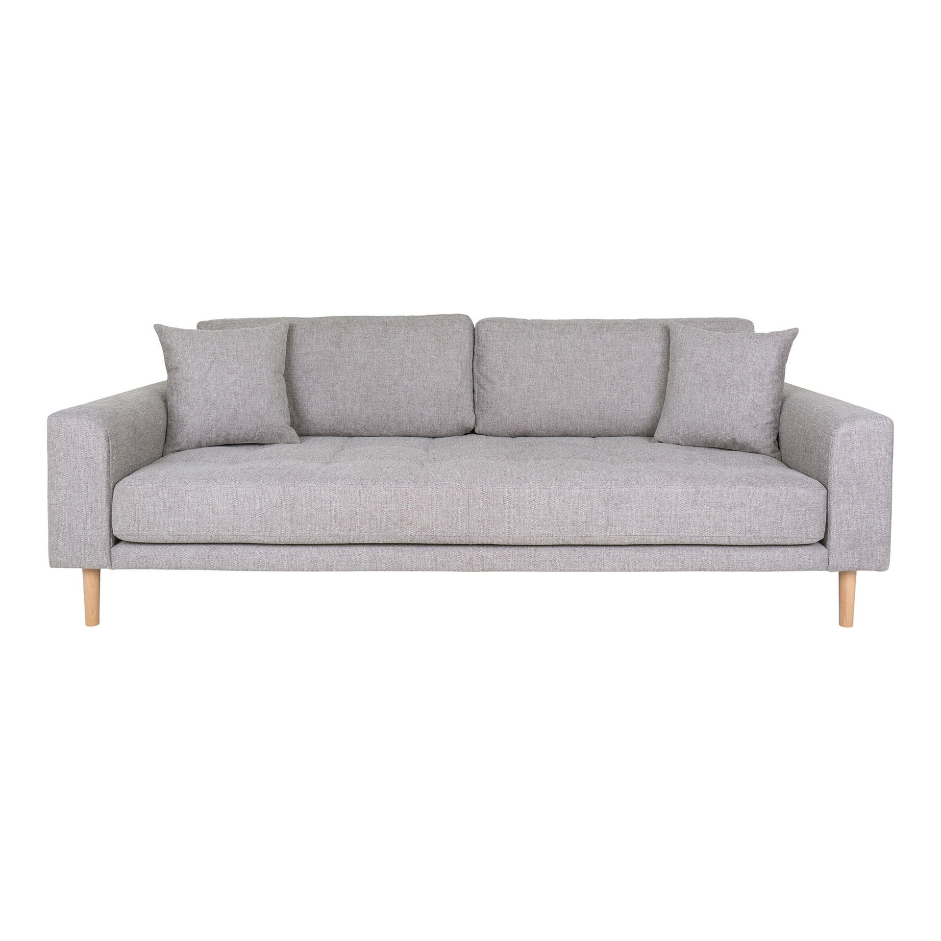 LIGHT GREY 3-SEATER SOFA