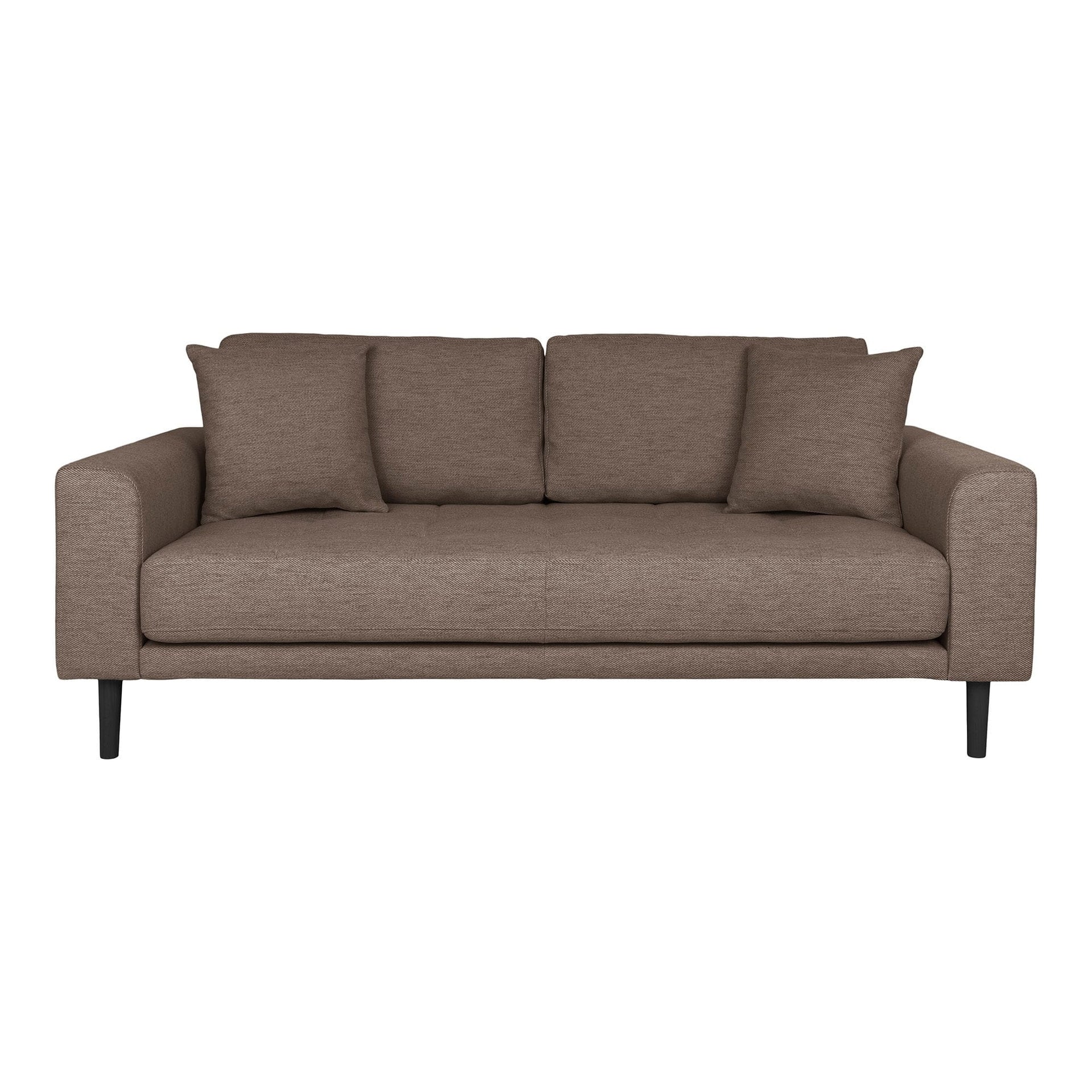 BROWN 2-Seater SOFA