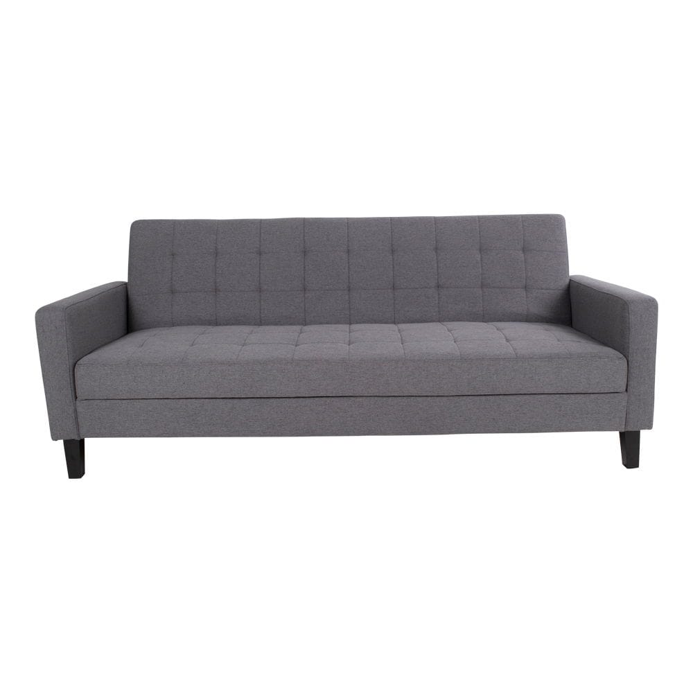 EXTENDABLE SOFA WITH STORAGE DARK GREY