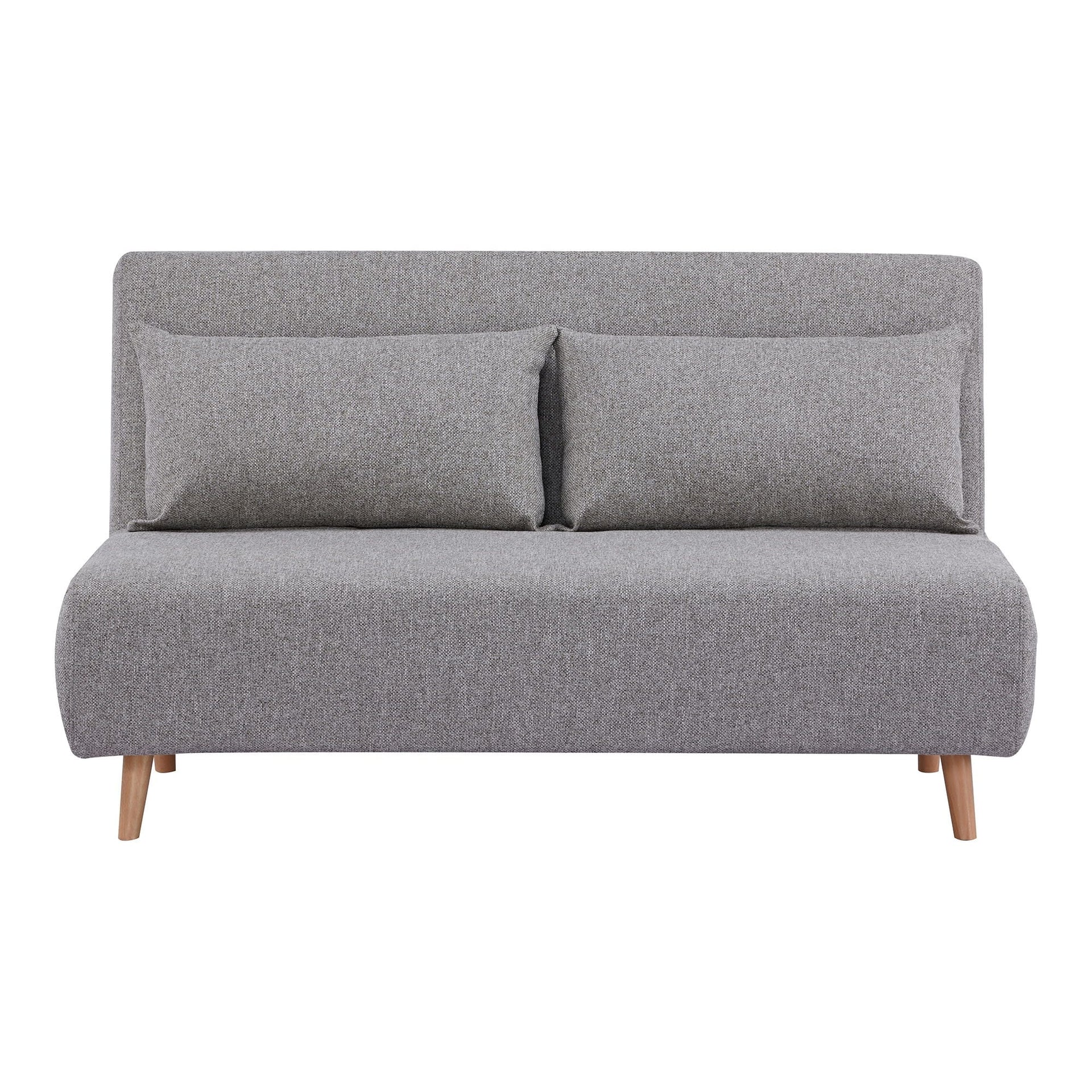 2-SEATER EXTENDABLE SOFA, GREY
