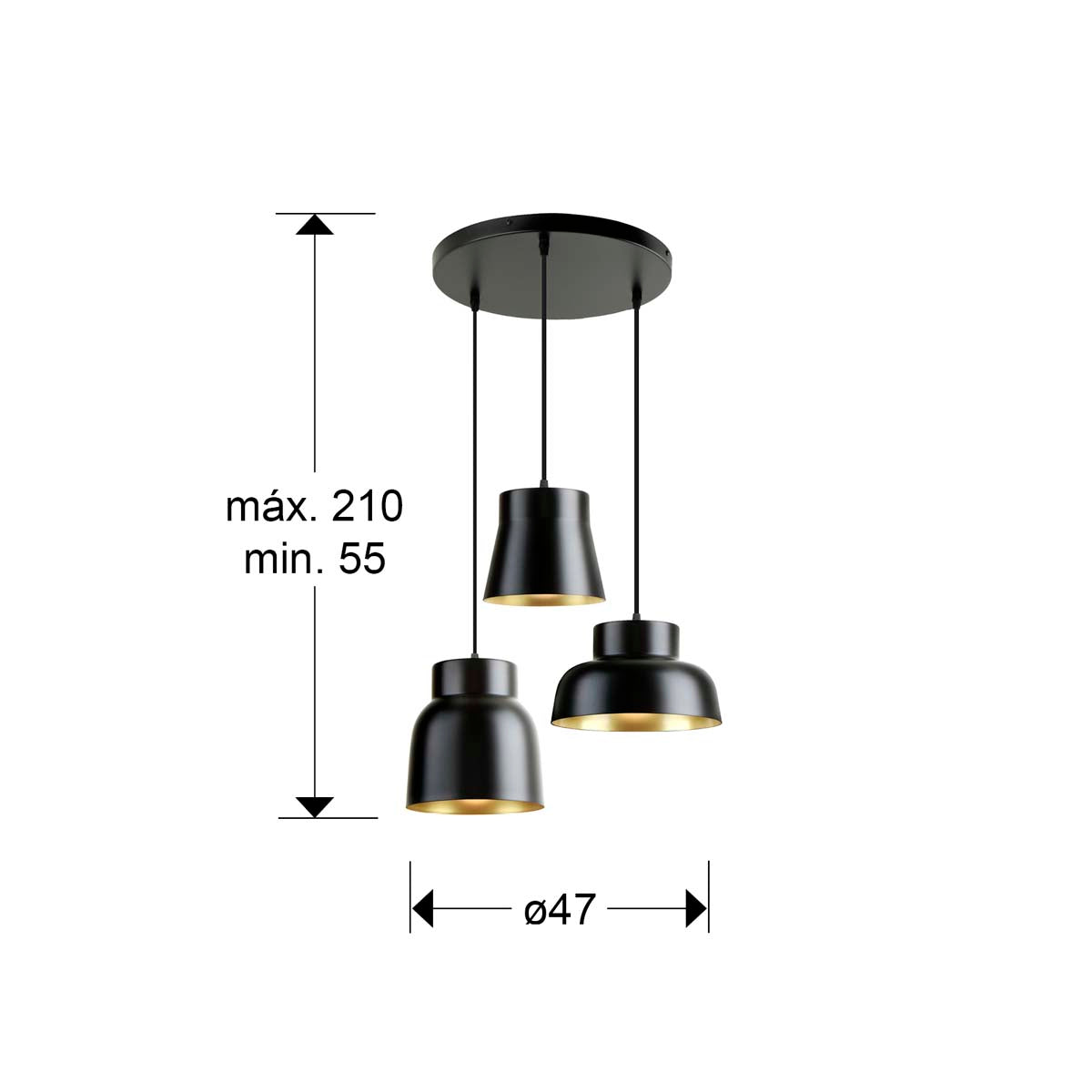 I3-VULCANO- L.SP.3L D50 N./OR