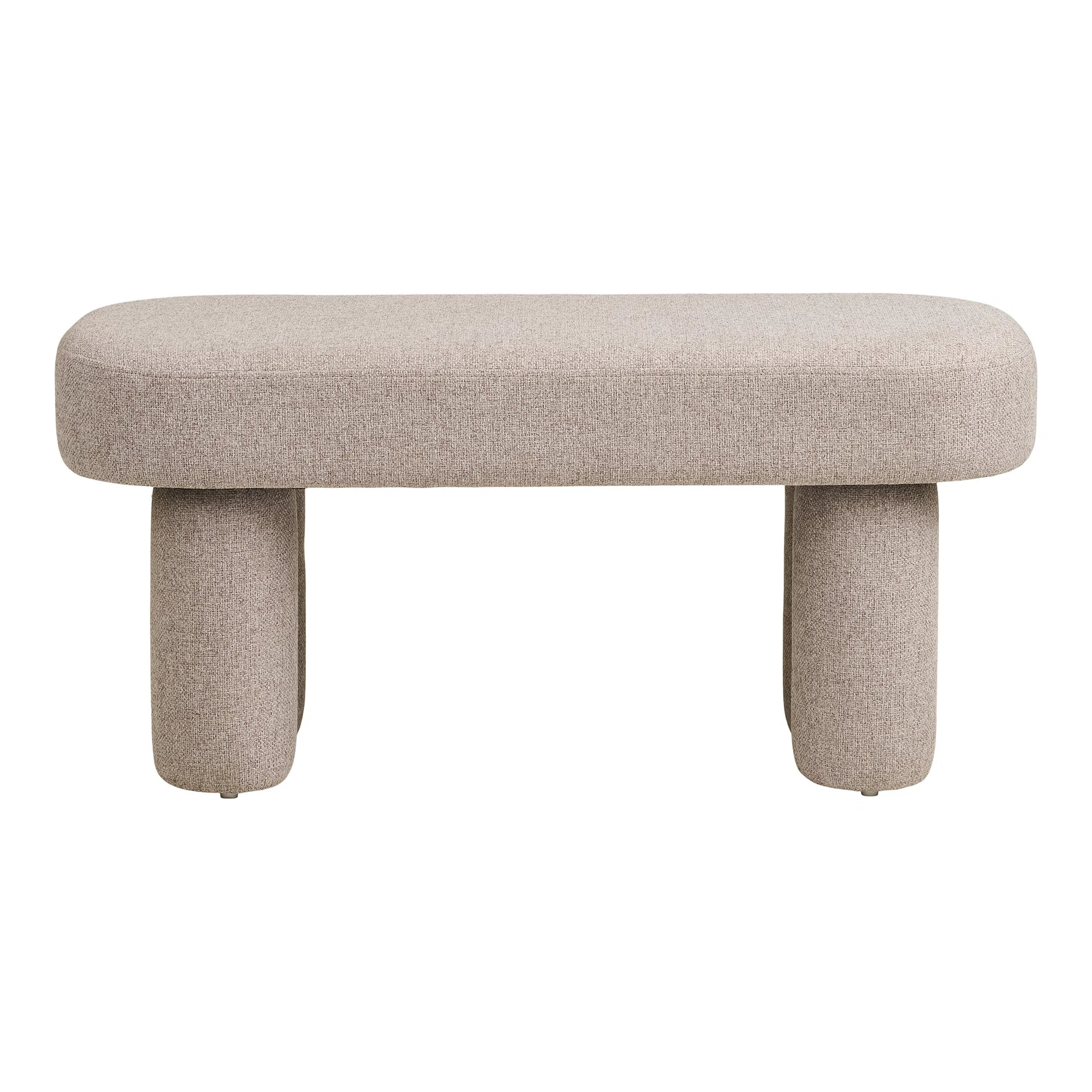 Weston Bench - Oțel, țesături, placaj - Nisip