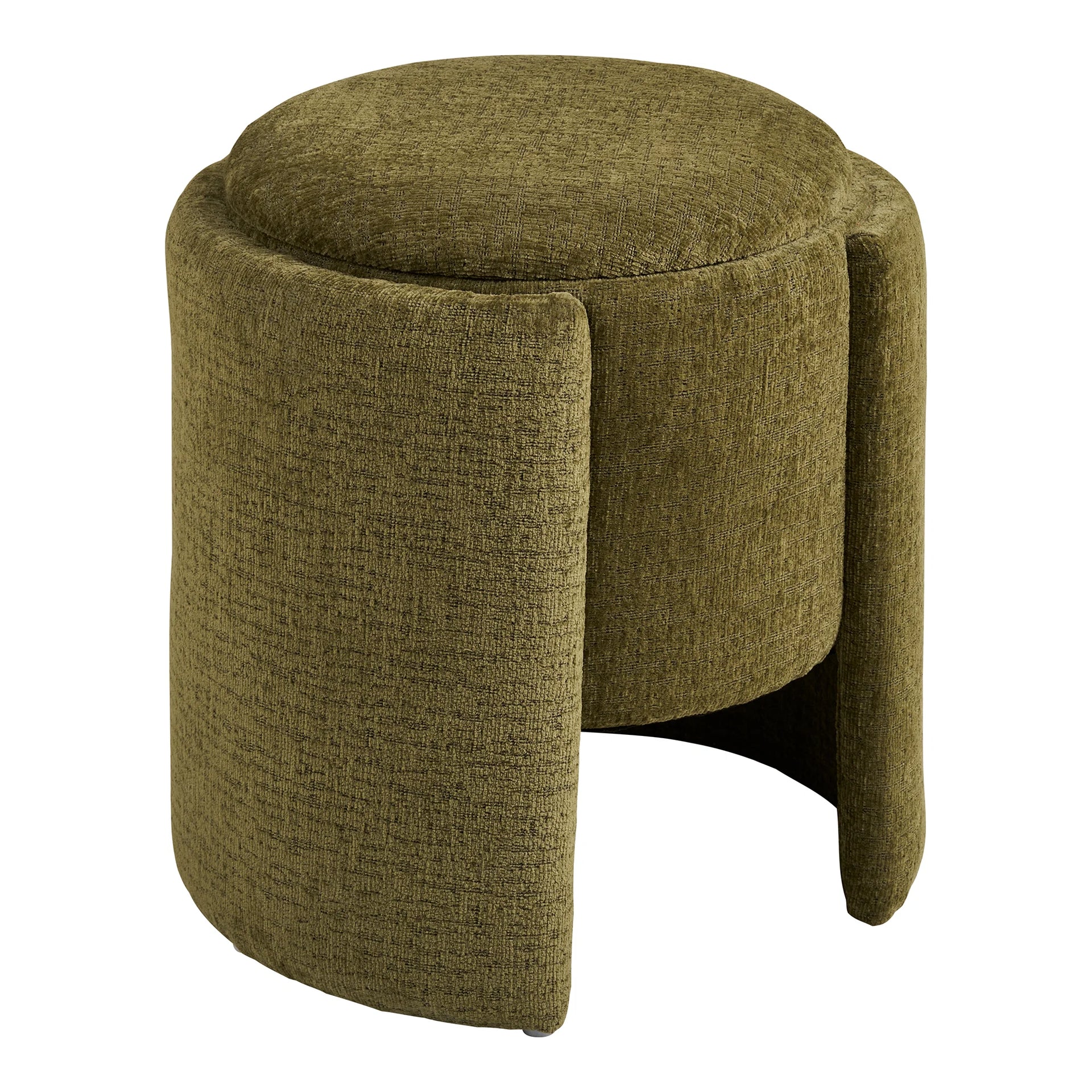 Walsdorf Pouf - compensat, spumă, țesătură - verde