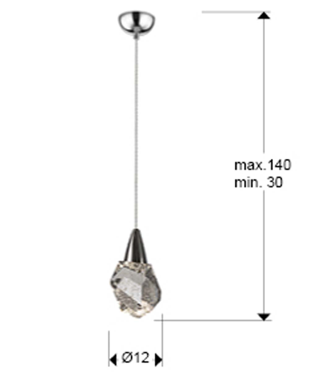 LAMPĂ ACVARIU 1L, CROM