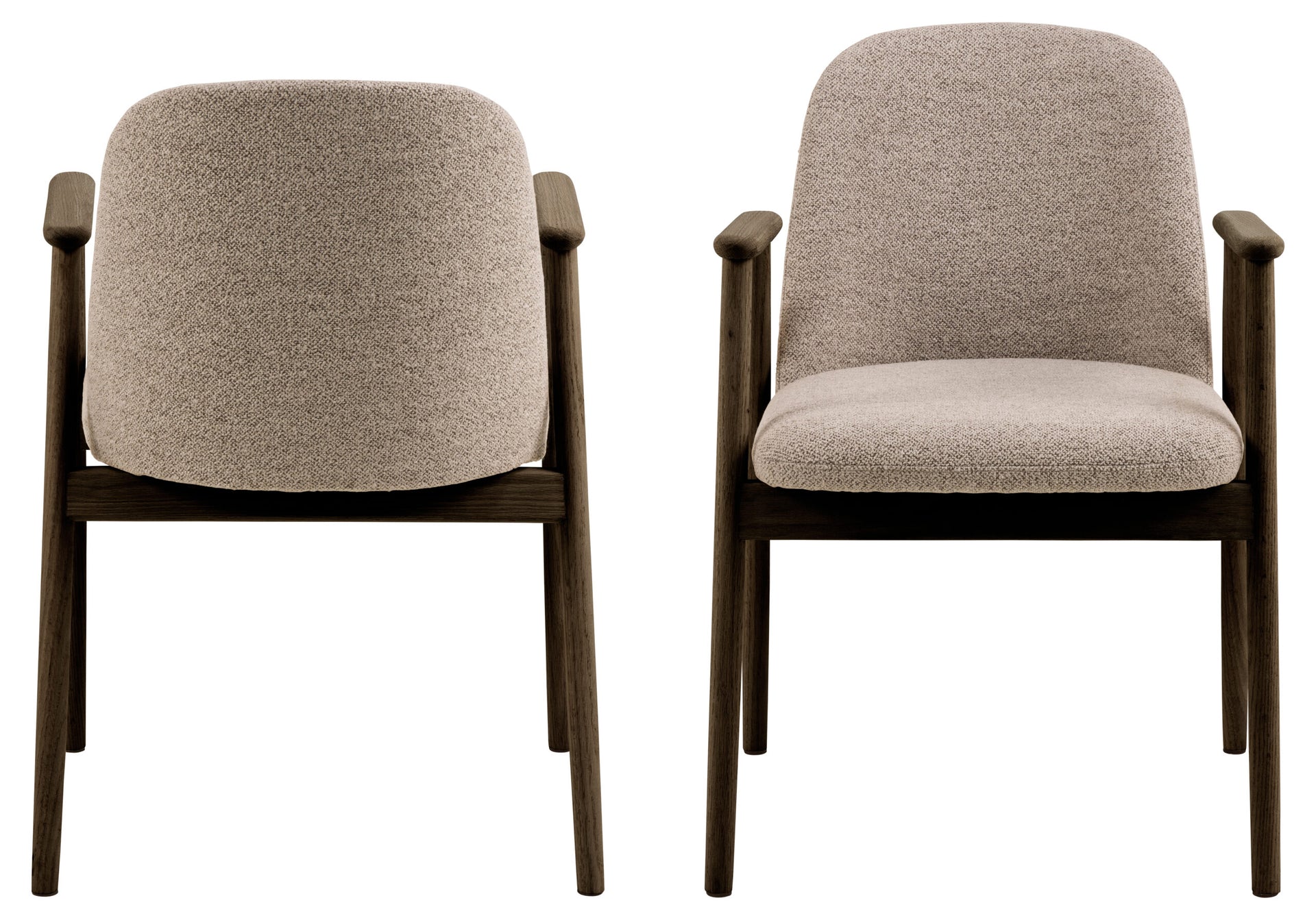 SCAUN DE DINING LEO CU COTIERA BEJ