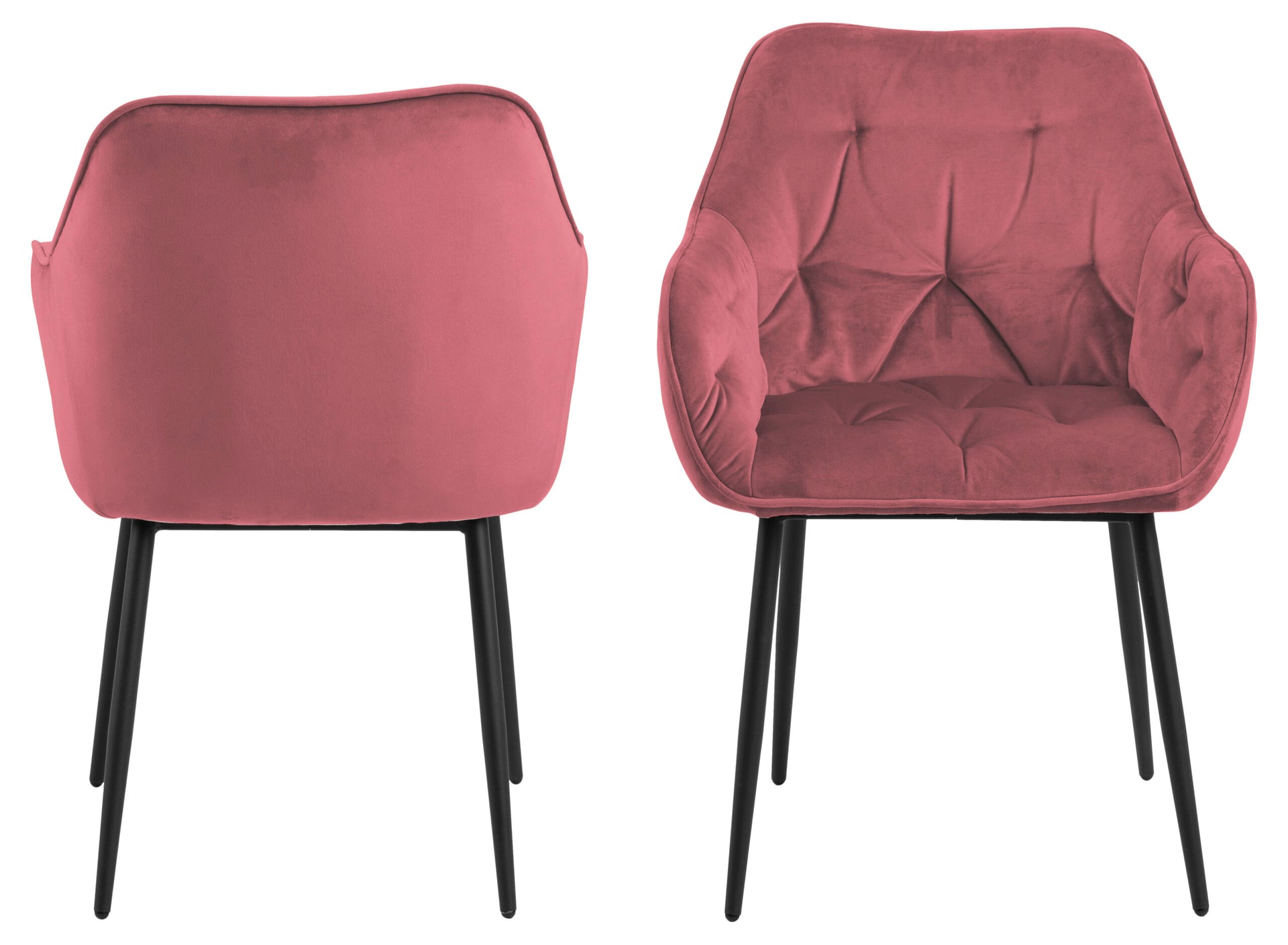 SCAUN DE DINING BROOKE CU COTIERĂ NEGRU