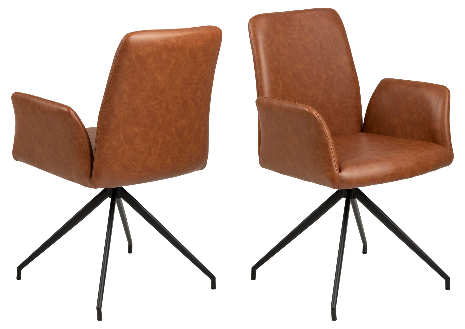 SCAUN DE DINING NAYA CU COTIERĂ NEGRU