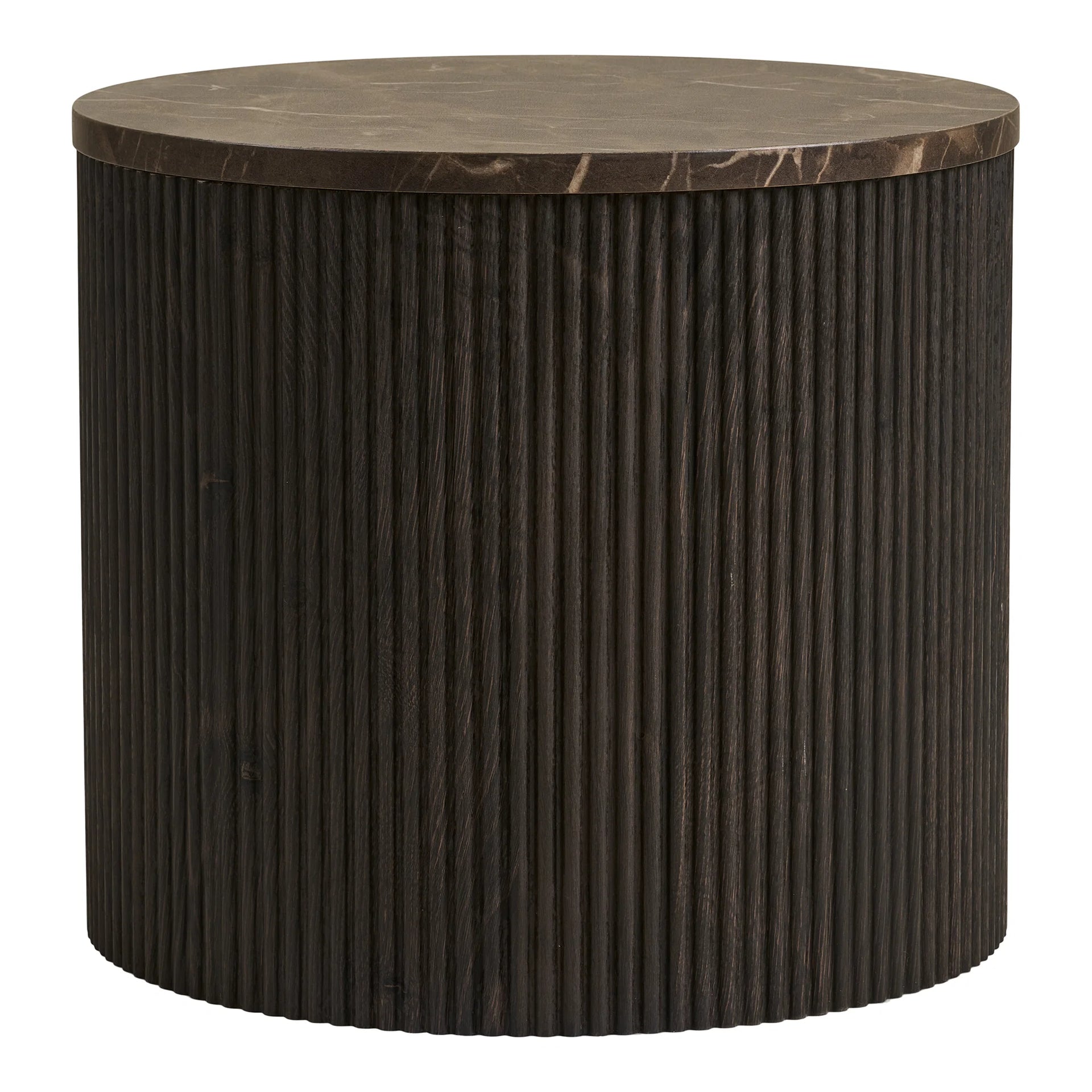 Rota - MDF, hârtie decorativă - maro închis