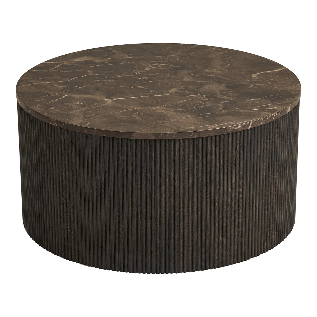 Masa de cafea Rota - MDF, hârtie decorativă - Maro închis