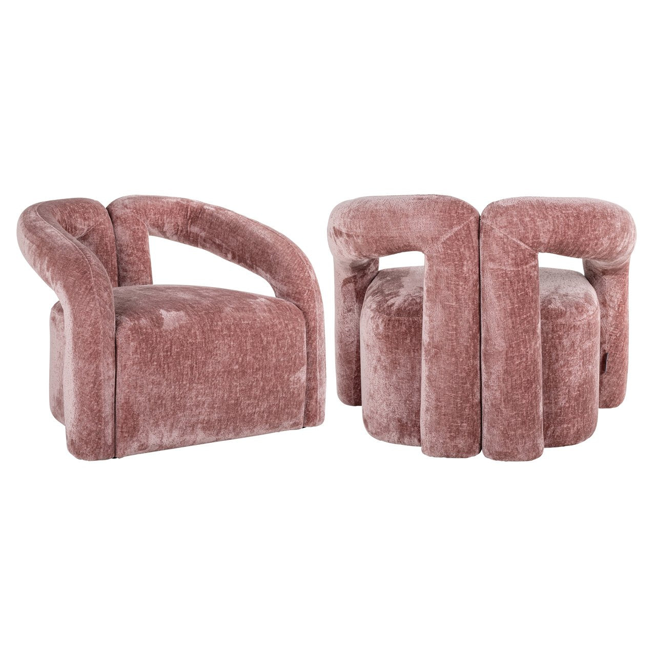 Lounge Chair Dana Rose Chenille