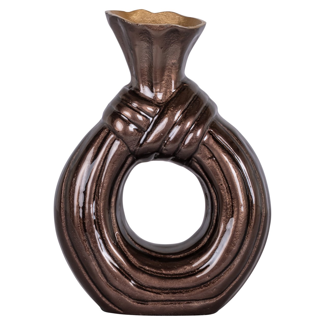 Vase Suen Dark Brown Small