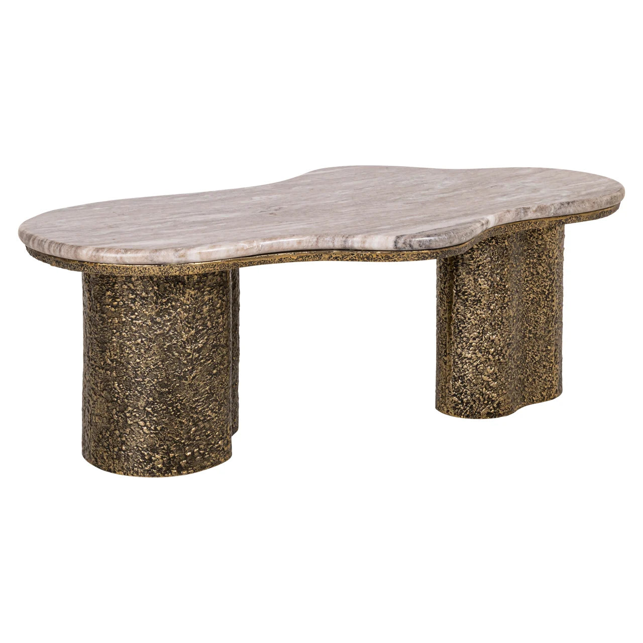 Masa De Cafea Abandos Din Alamă Antică