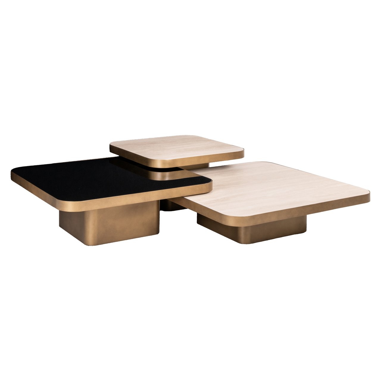 Coffee Table Cumulus Beige (Set Of 3)