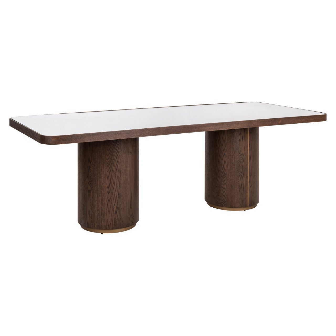 Dining Table Willox Brown 235 Including Glass