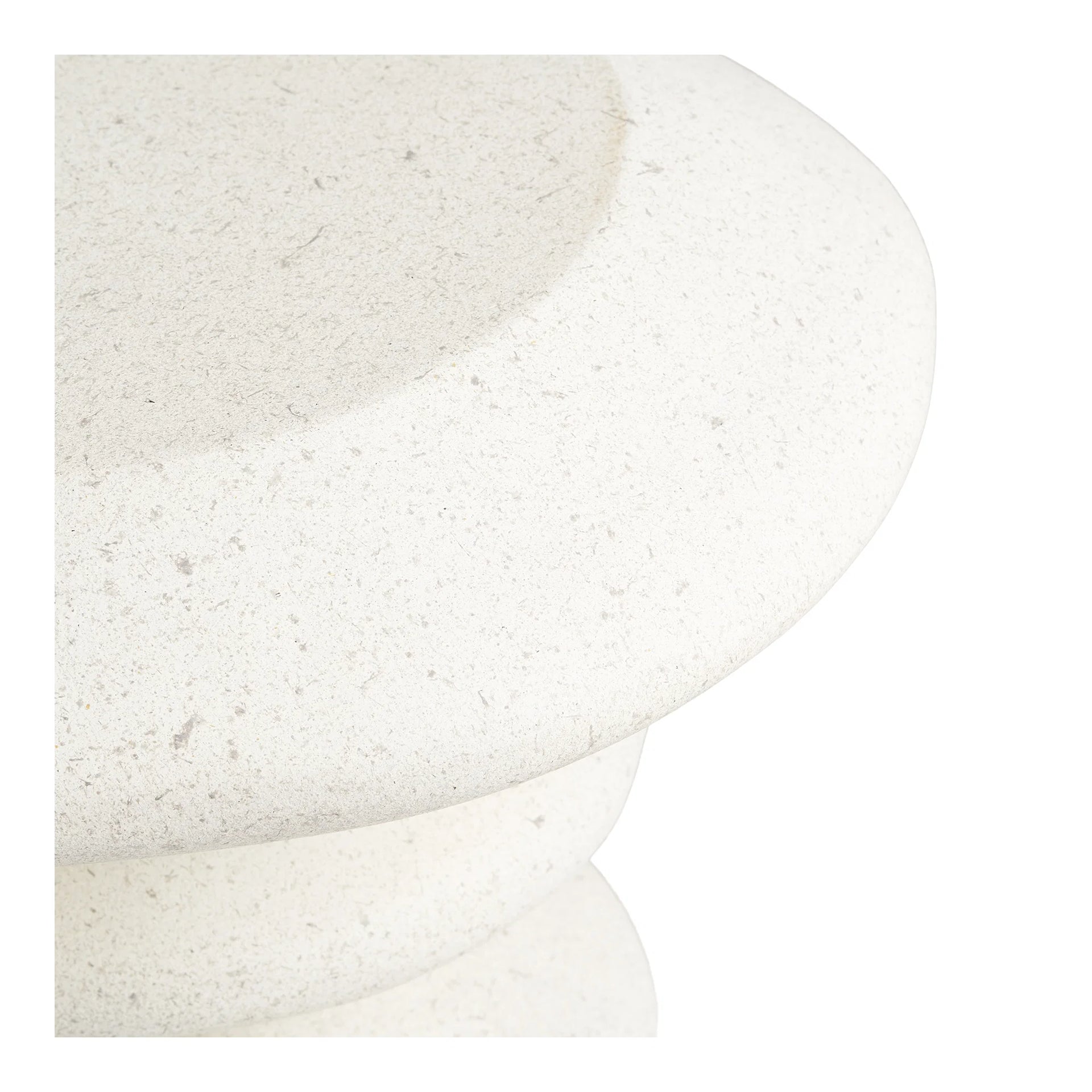 Blackburn Side Table - Fiberclay - Alb