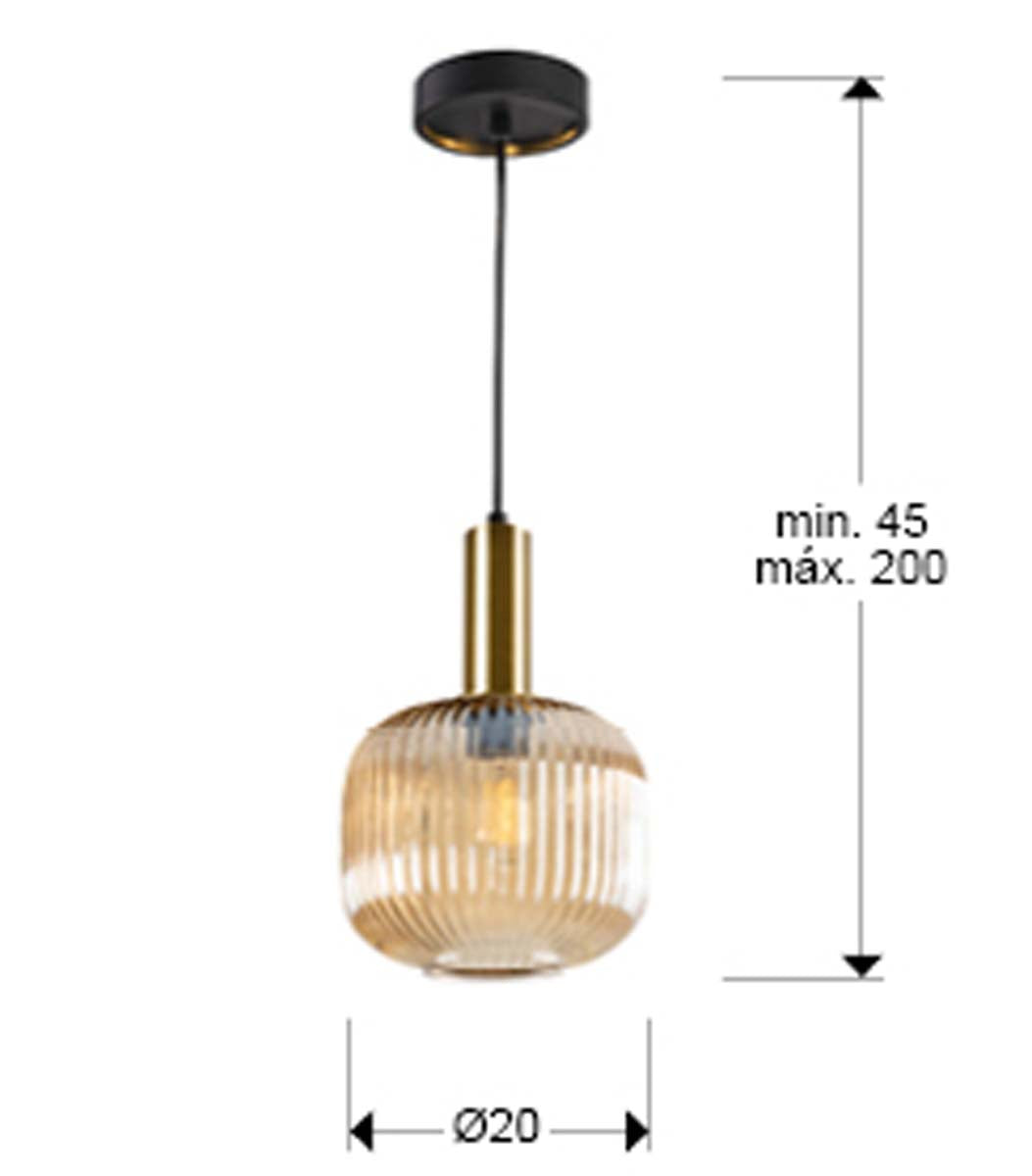 Lampă Norma 1L Chihlimbar
