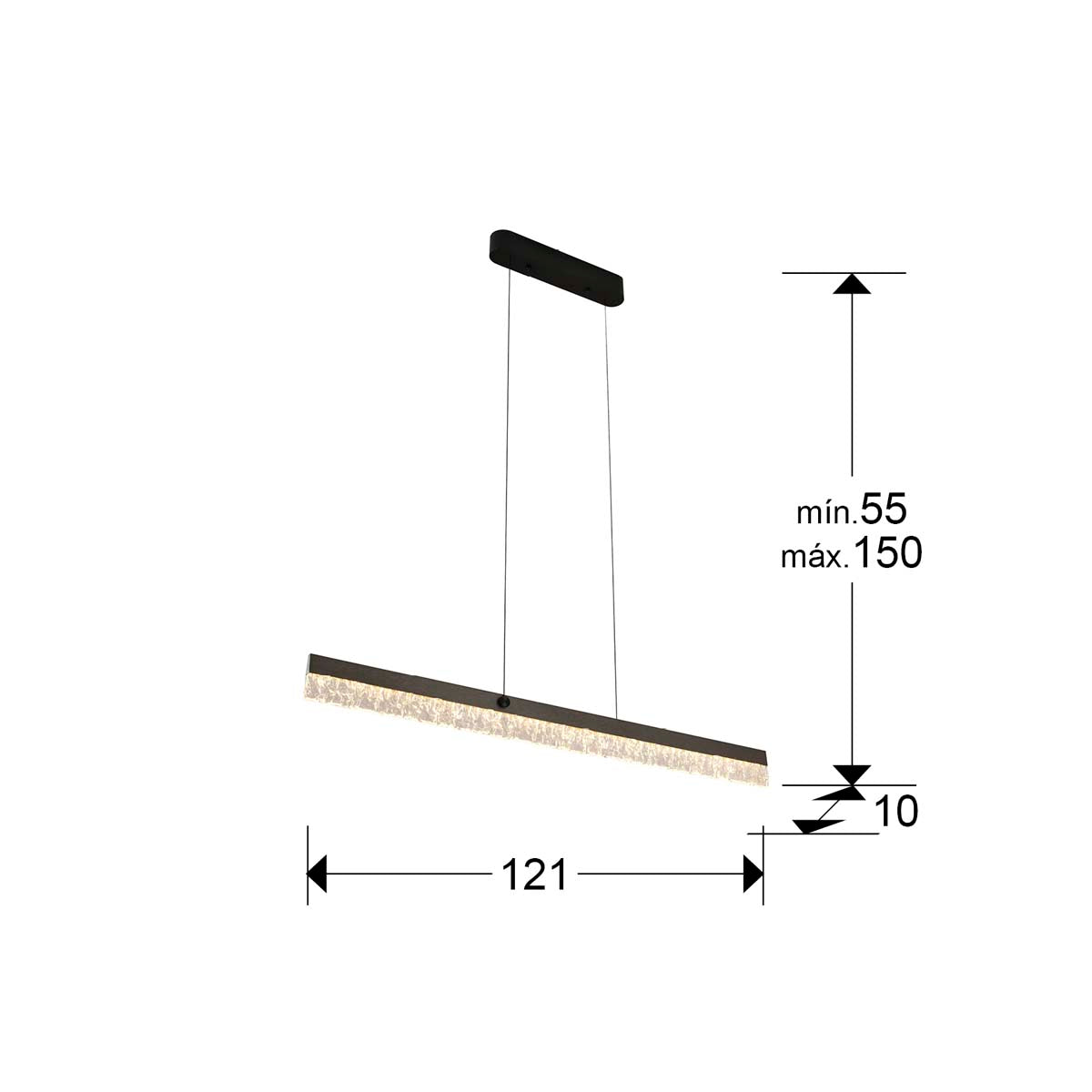 IXIAS - LAMPĂ - GRI/NEGRU