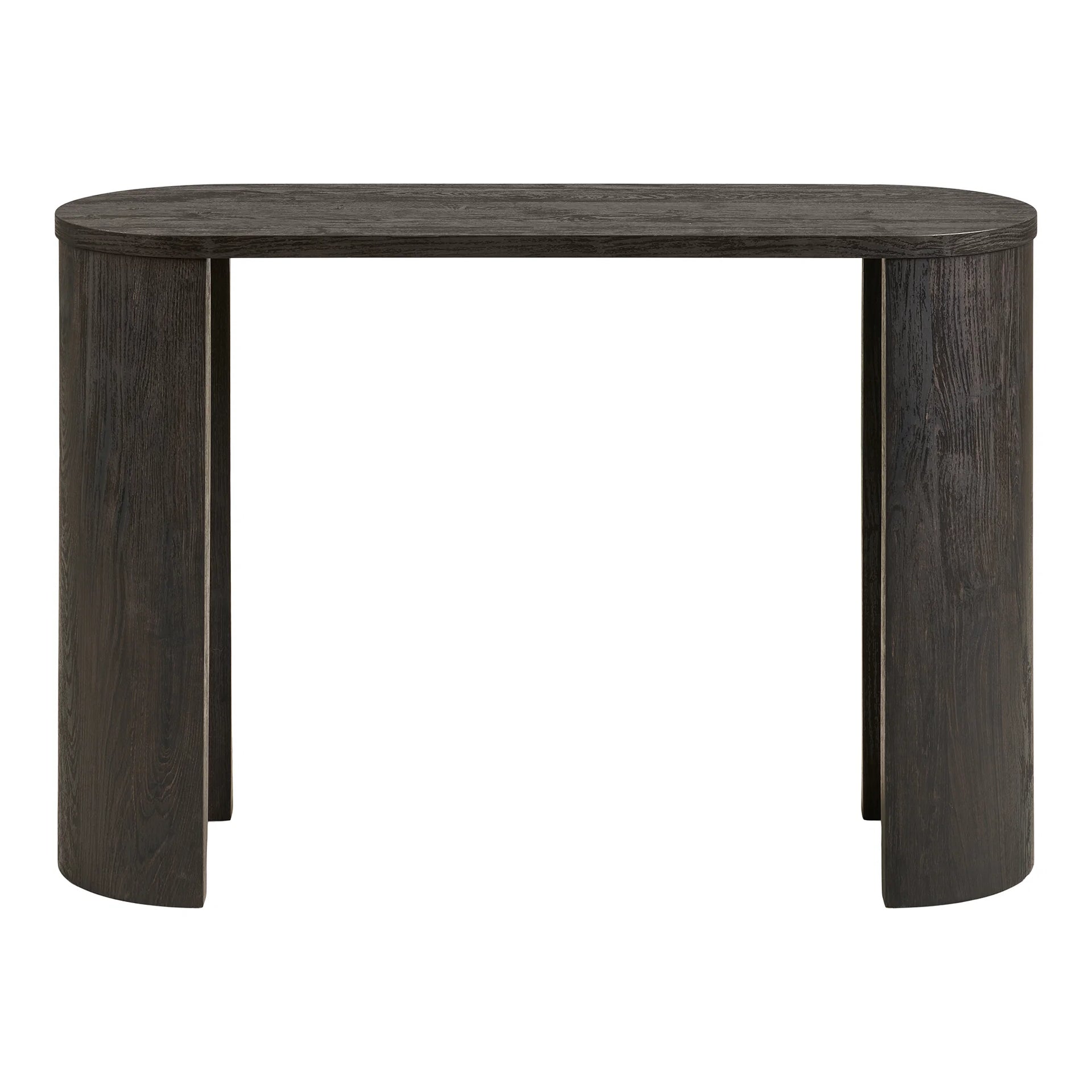 Tabla de consola Bibione - MDF, hârtie decorativă - Maro închis
