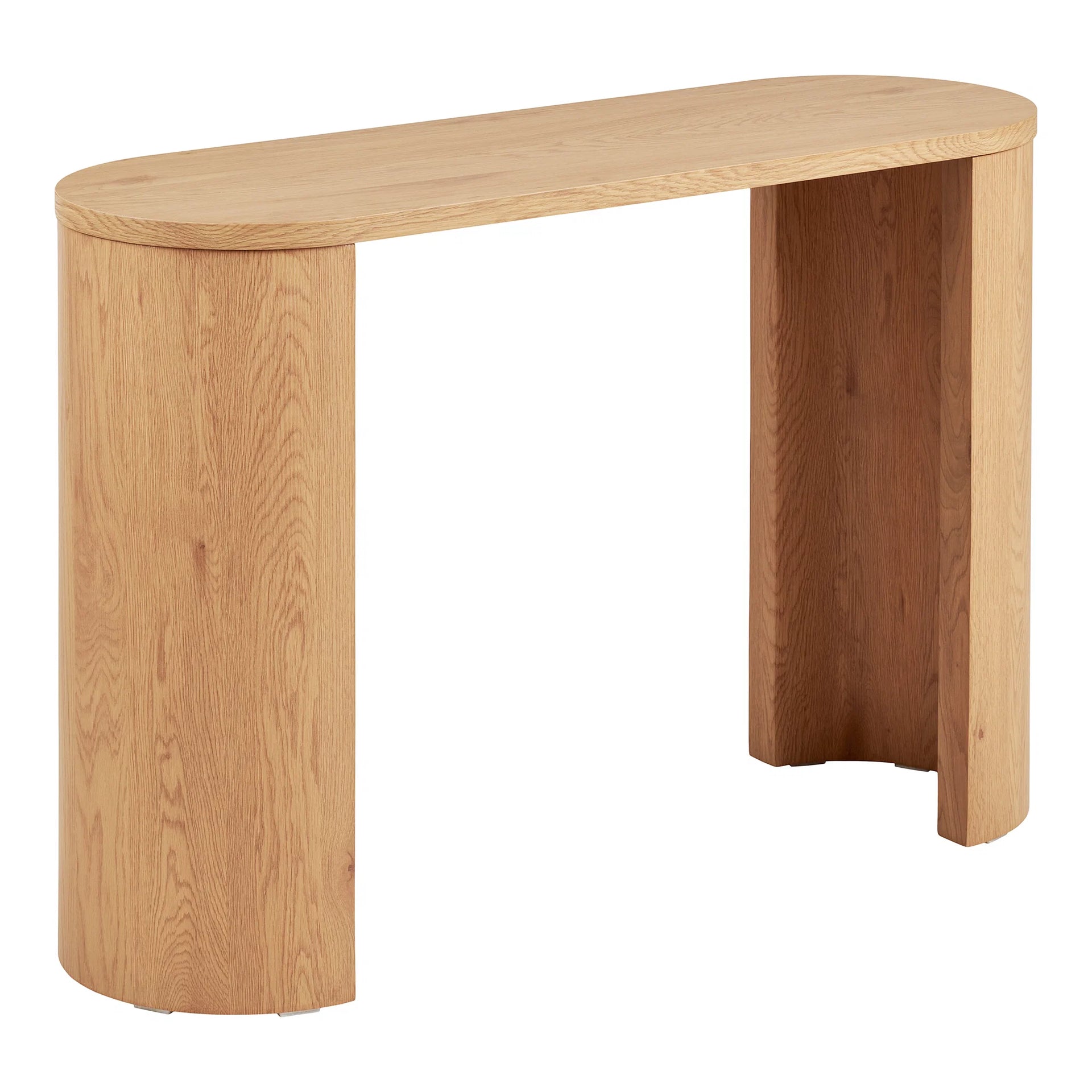 Bibione Console Table - MDF, hârtie decorativă - naturală