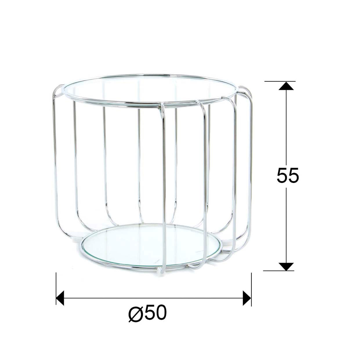 MĂSUȚĂ LATERALĂ HADAS, OȚEL 50 cm