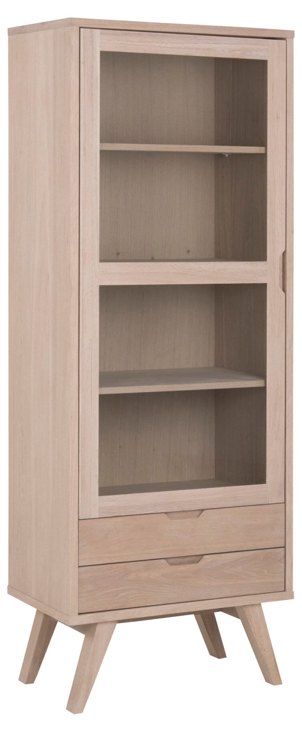 VETRINA A-LINE IN LEGNO IMPIALLACCIATO ROVERE