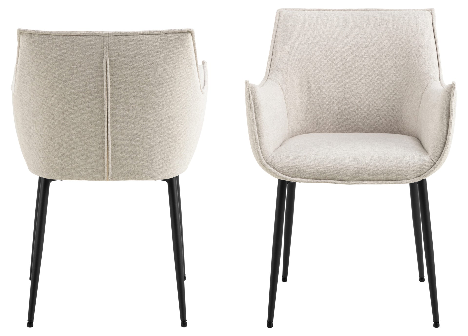 SCAUN DE DINING BONITA CU COTIERA BEJ