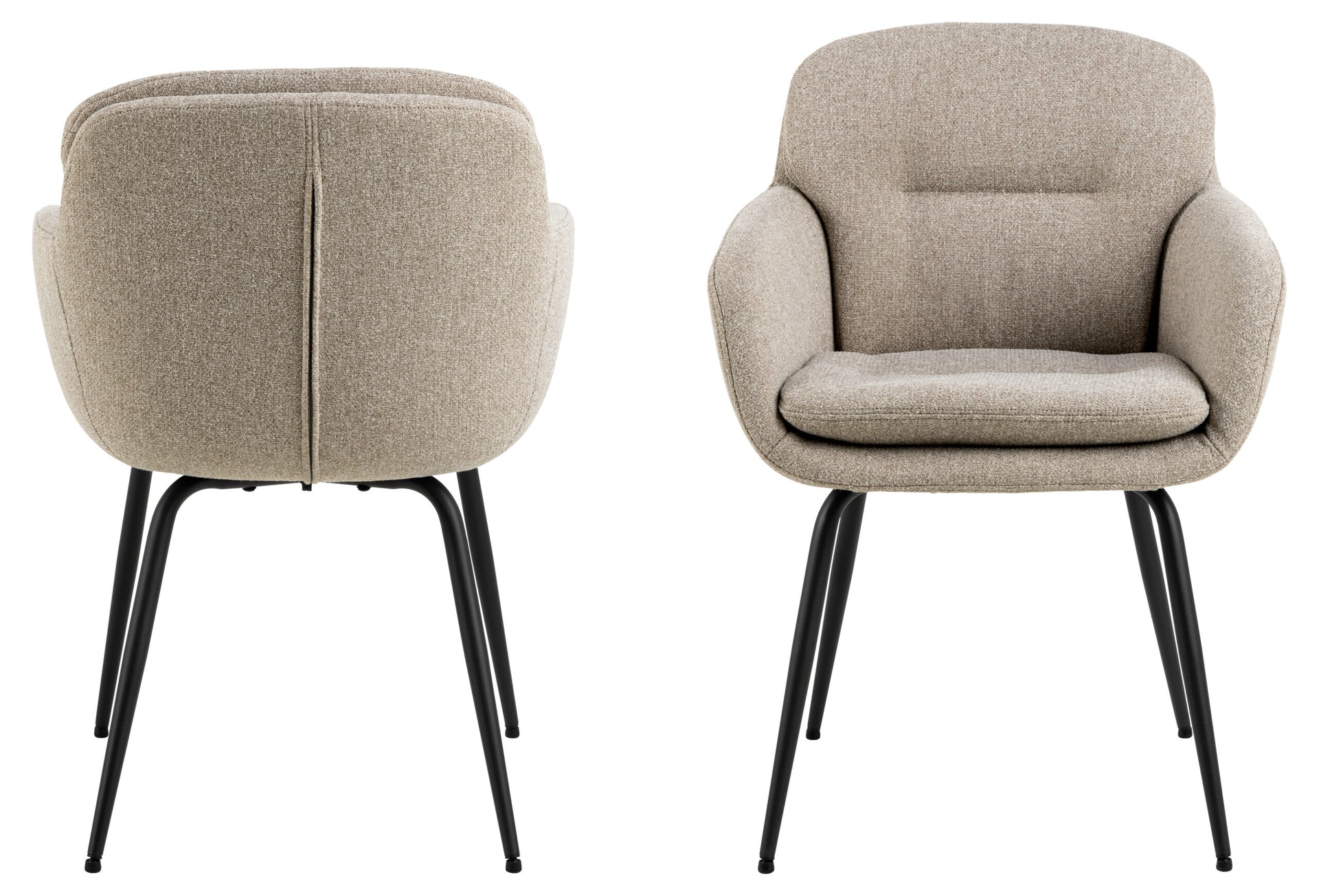 SCAUN DE DINING DORA CU COTIERA BEJ