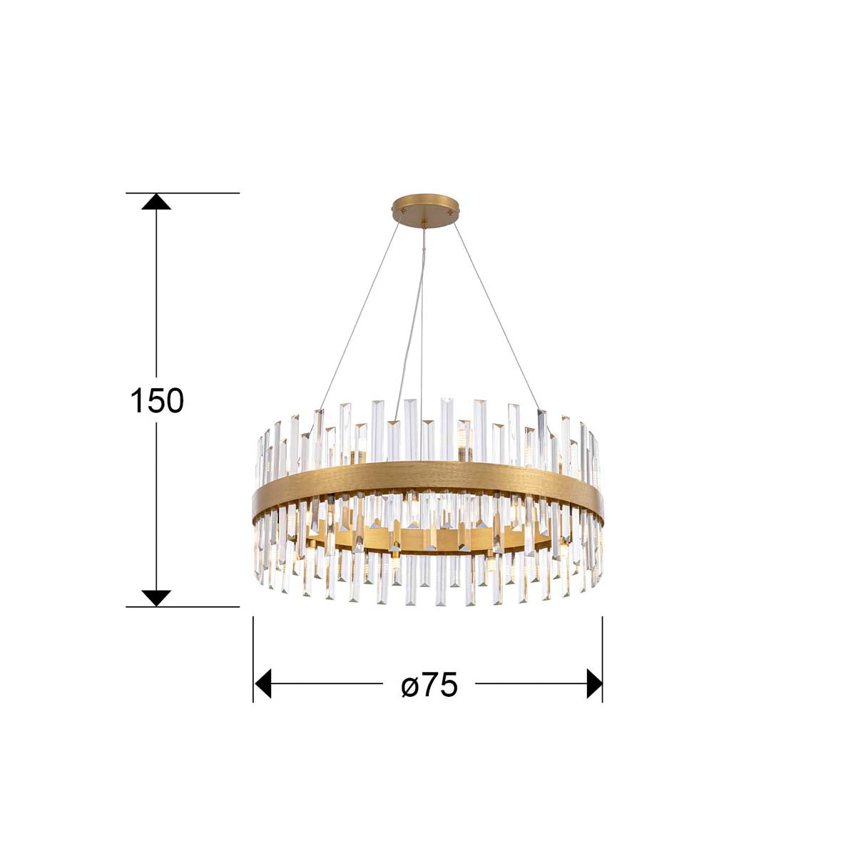 GRACE - LAMPĂ 18L AUR D75