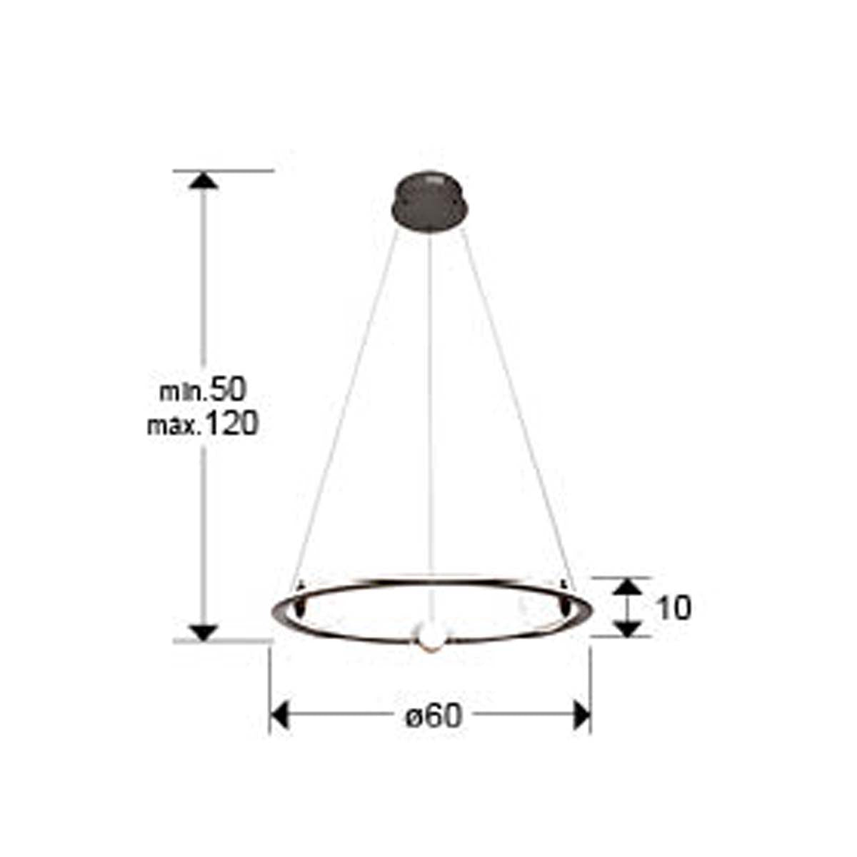TIRSA - LAMPĂ BRONZ D60