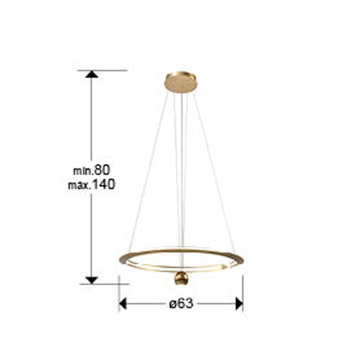 PORTOCALIU - LAMPĂ AURIE D60