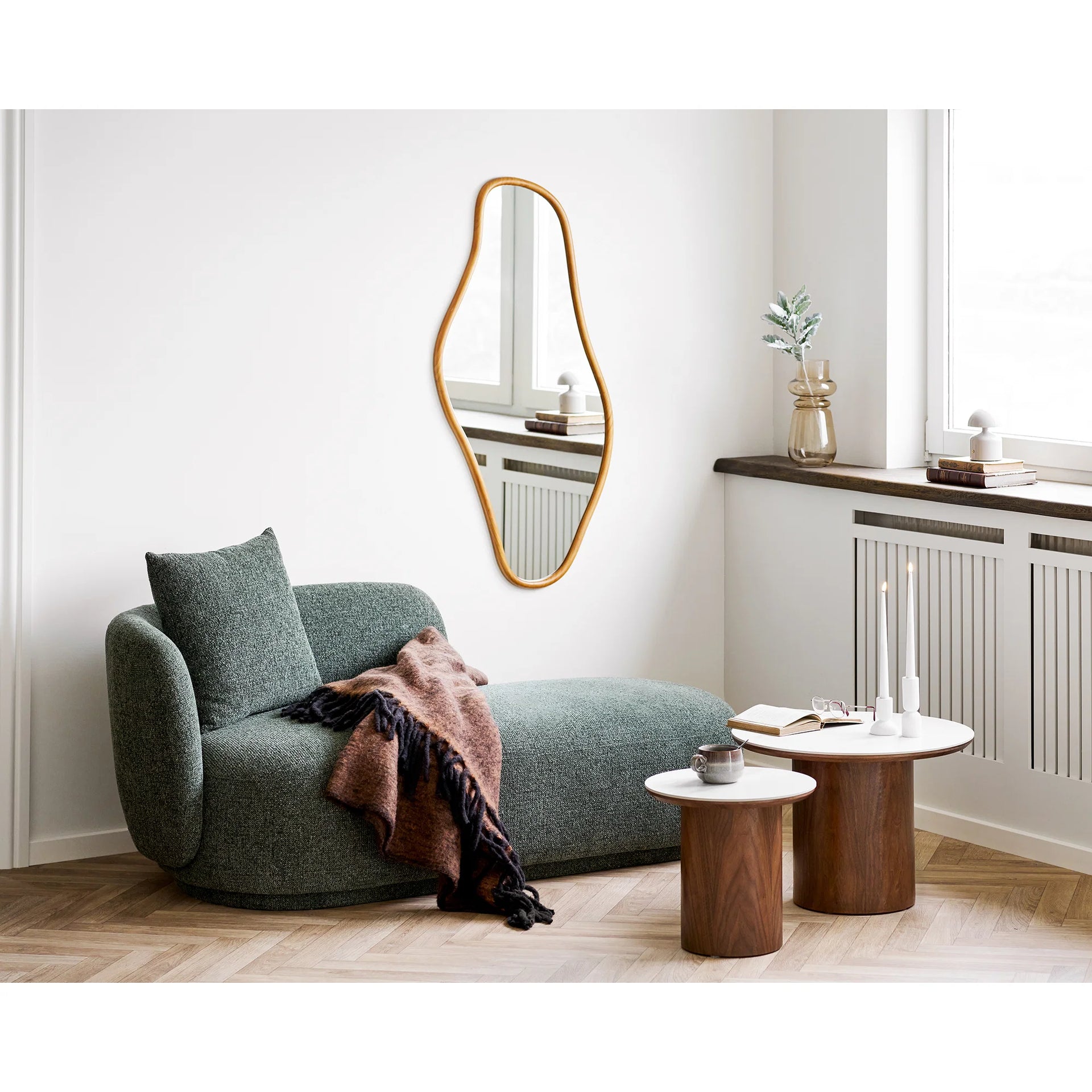 Brandsby Mirror - Lemn de pin - natural
