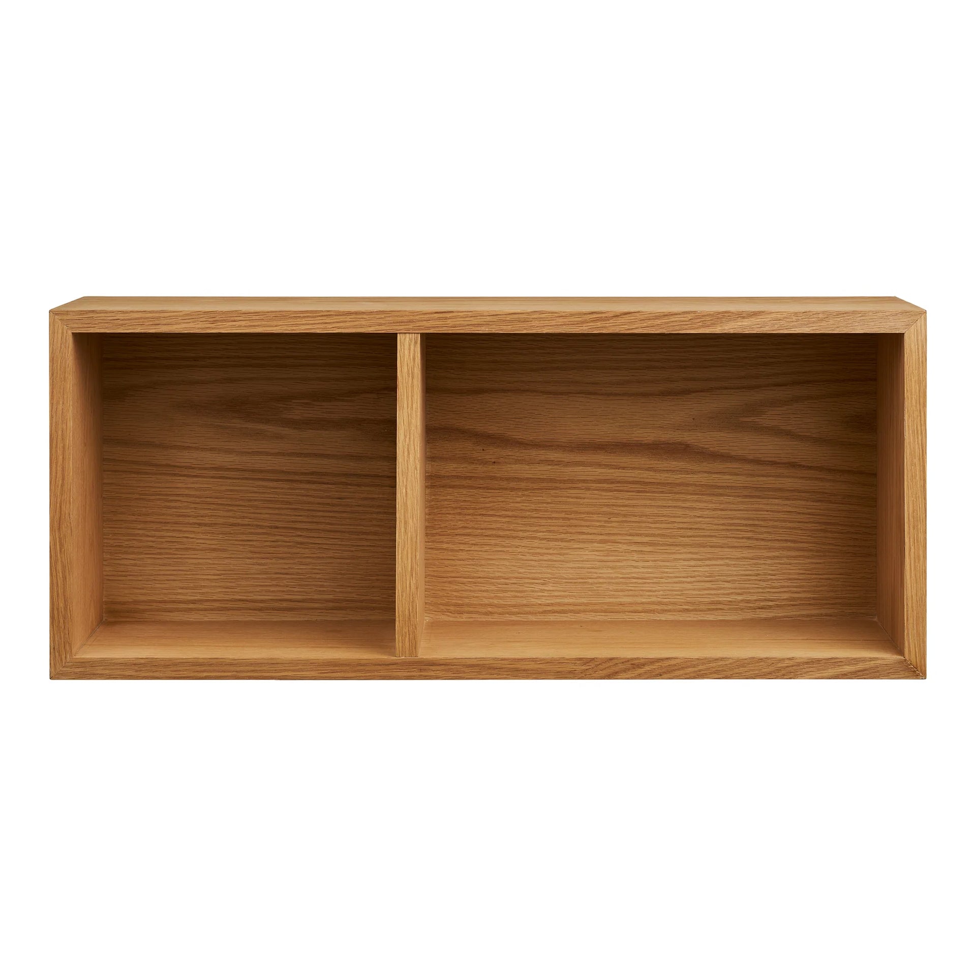 Oshawa Wall Shelf - Oak Venner, MDF - Natural